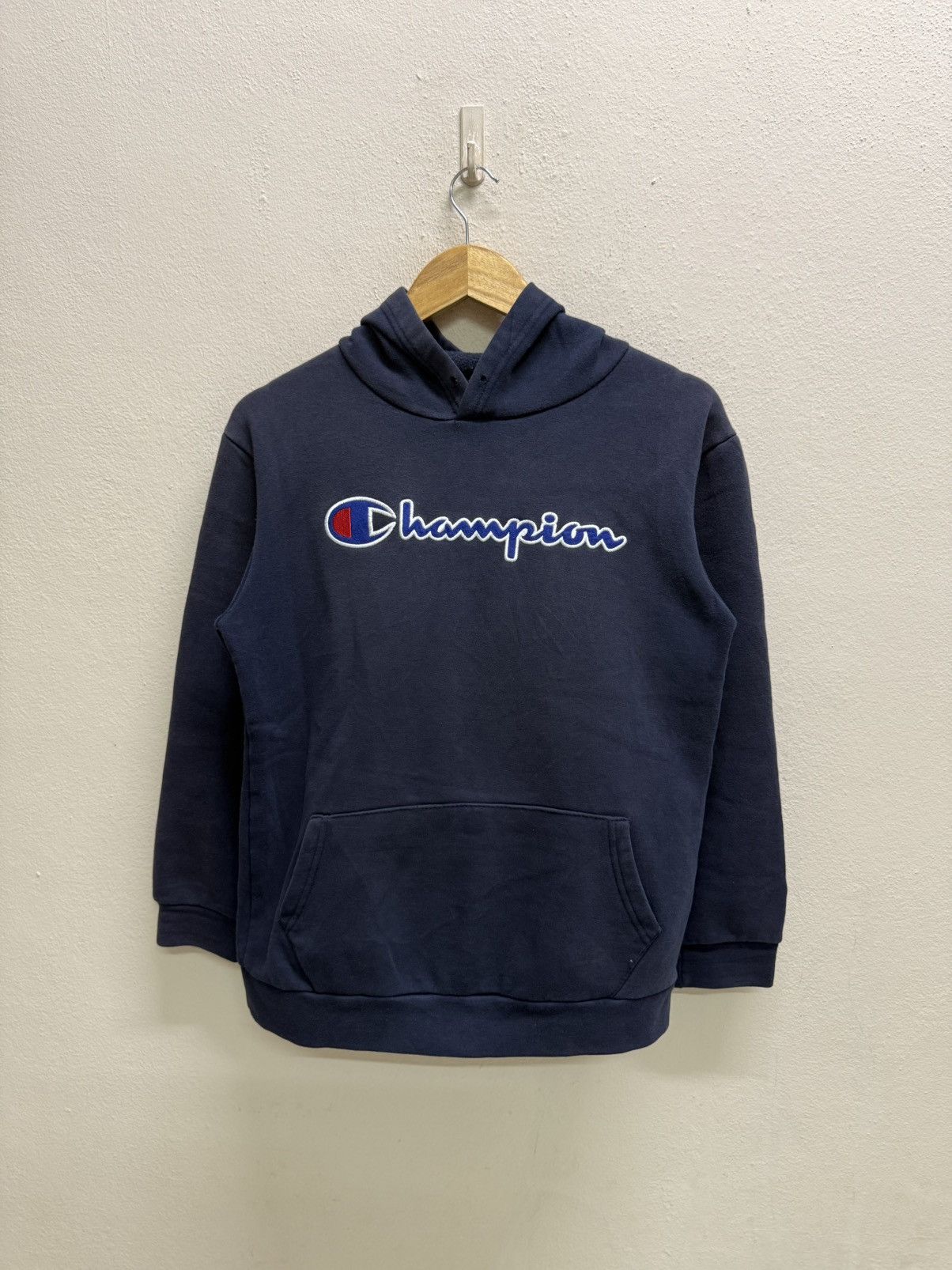 Champion CHAMPION REVERSE WEAVE FADED BLUE PULLOVER SWWATER HOODIE Size US S / EU 44-46 / 1 - 15 Thumbnail