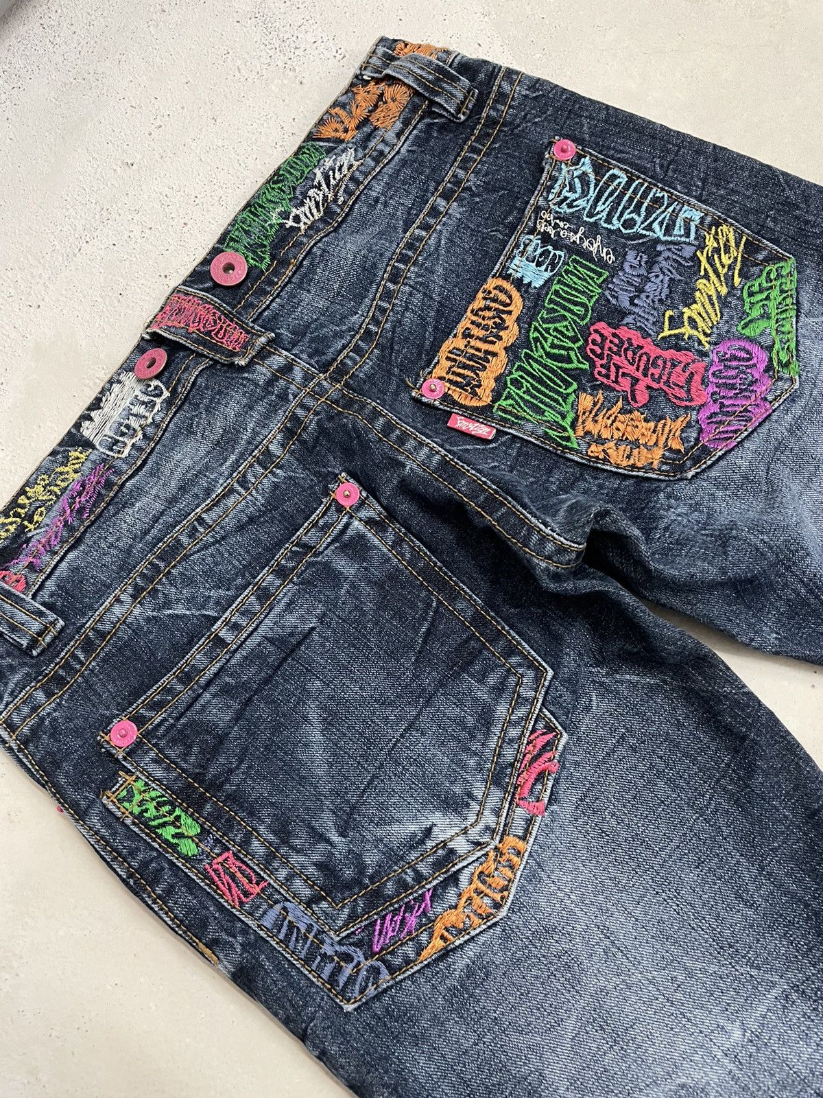 14th Addiction Y2K Embroidery Graffiti Hip Hop 2000’s Style Size US 30 / EU 46 - 12 Thumbnail