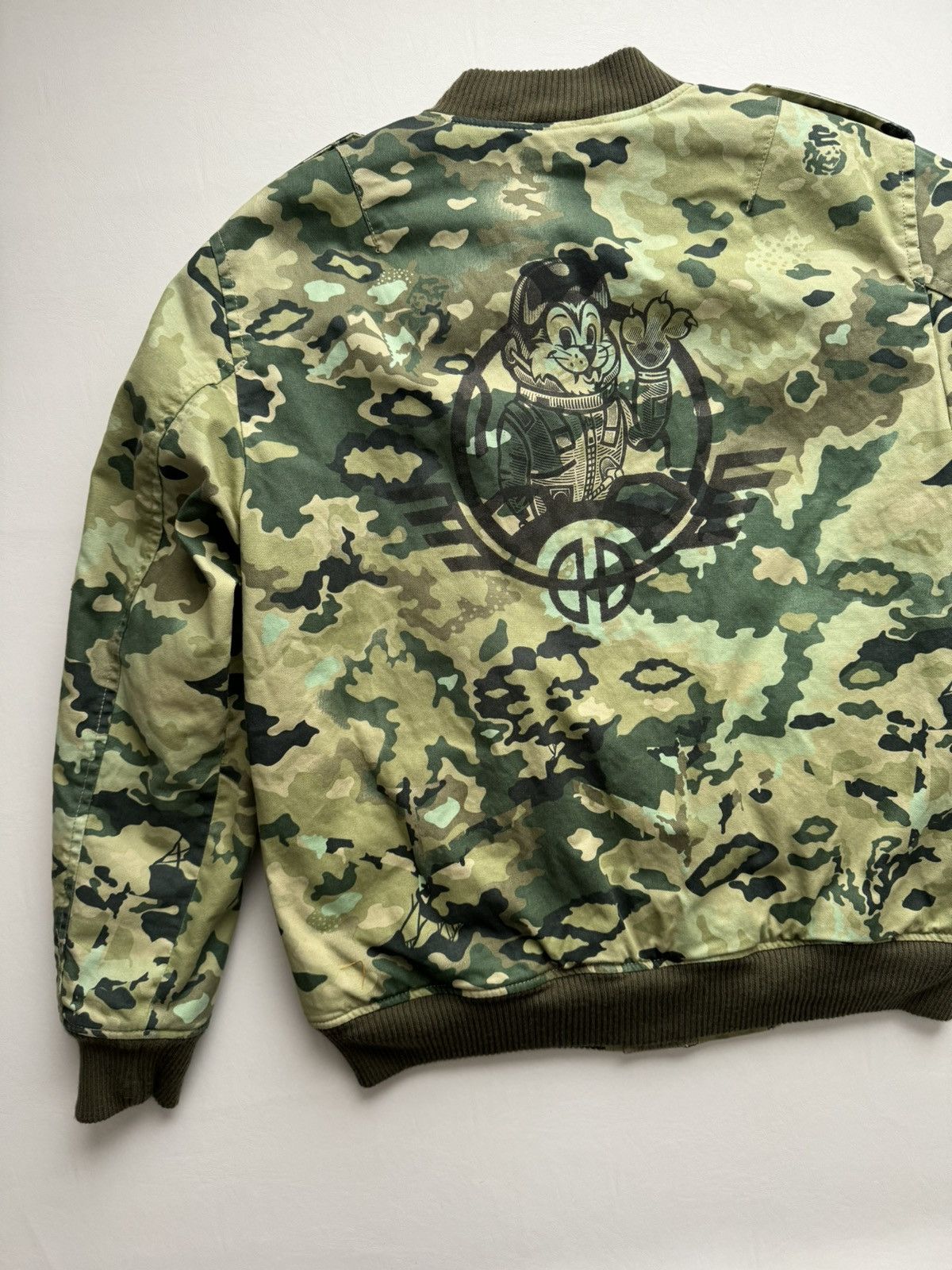 image of Billionaire Boys Club Season 12 Multi Camo Flight Cat Jacket, Men's (Size XL)