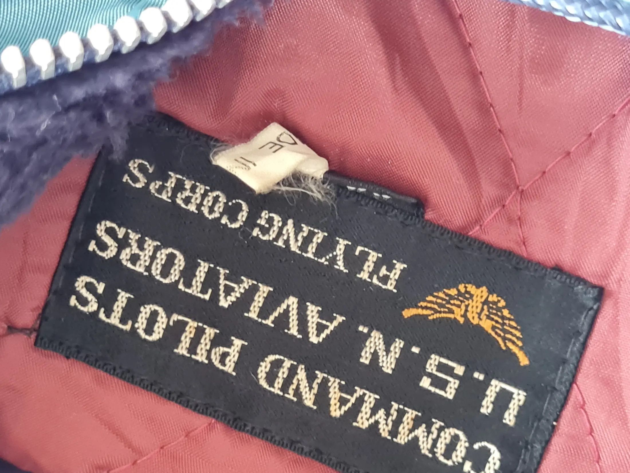 Vintage Vtg Commad Pilot U.S.N Aviator Jacket Size US XL / EU 56 / 4 - 10 Thumbnail