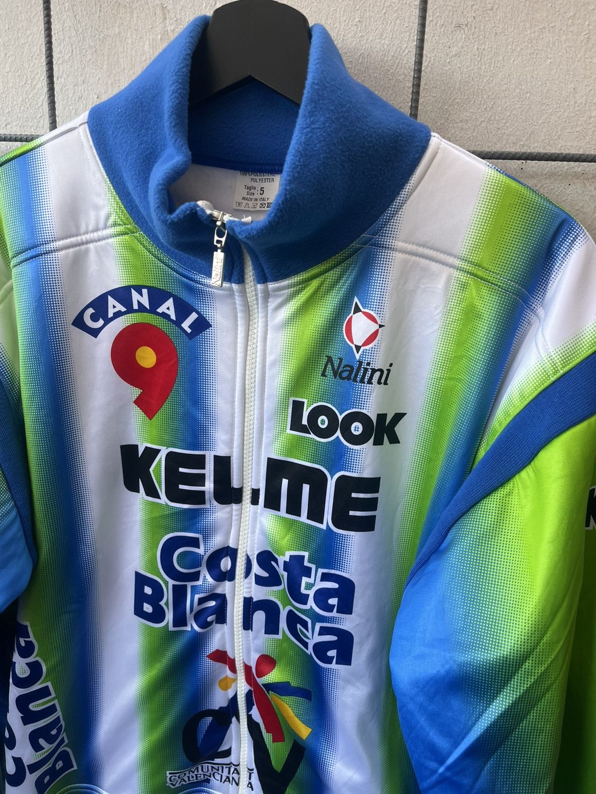 Other Nalini x Team Kelme Spain Vintage Fleece Bomber Jacket Size US XL / EU 56 / 4 - 3 Thumbnail