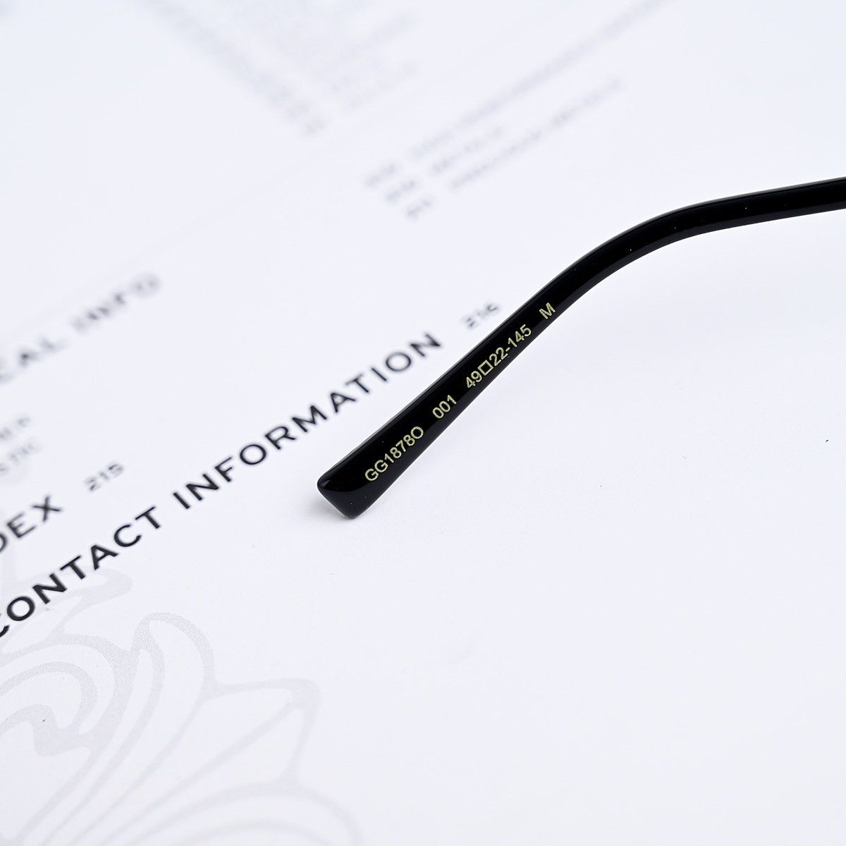 Gucci GUCCI GG1878O GLASSES Size ONE SIZE - 7 Thumbnail