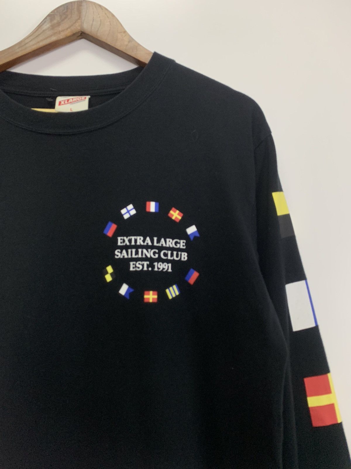 Vintage × Xlarge Xlarge flag country logo shirt Size US L / EU 52-54 / 3 - 6 Thumbnail