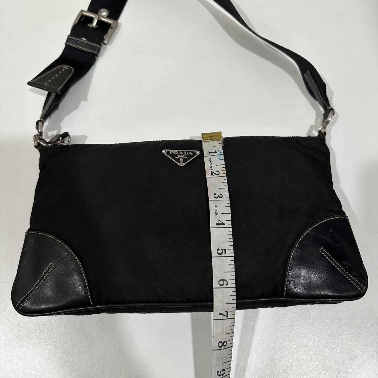 Prada ‼️LASTDROP‼️ AUTHENTIC PRADA TESSUTO BAGUETTE SHOULDER BAG Size ONE SIZE - 16 Thumbnail