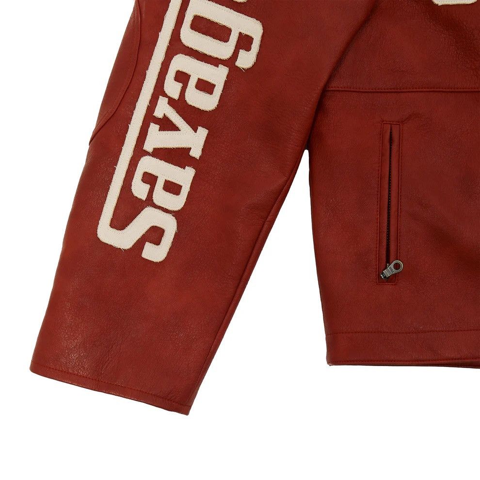 Other Leather crop racing jacket Size US XL / EU 56 / 4 - 3 Thumbnail