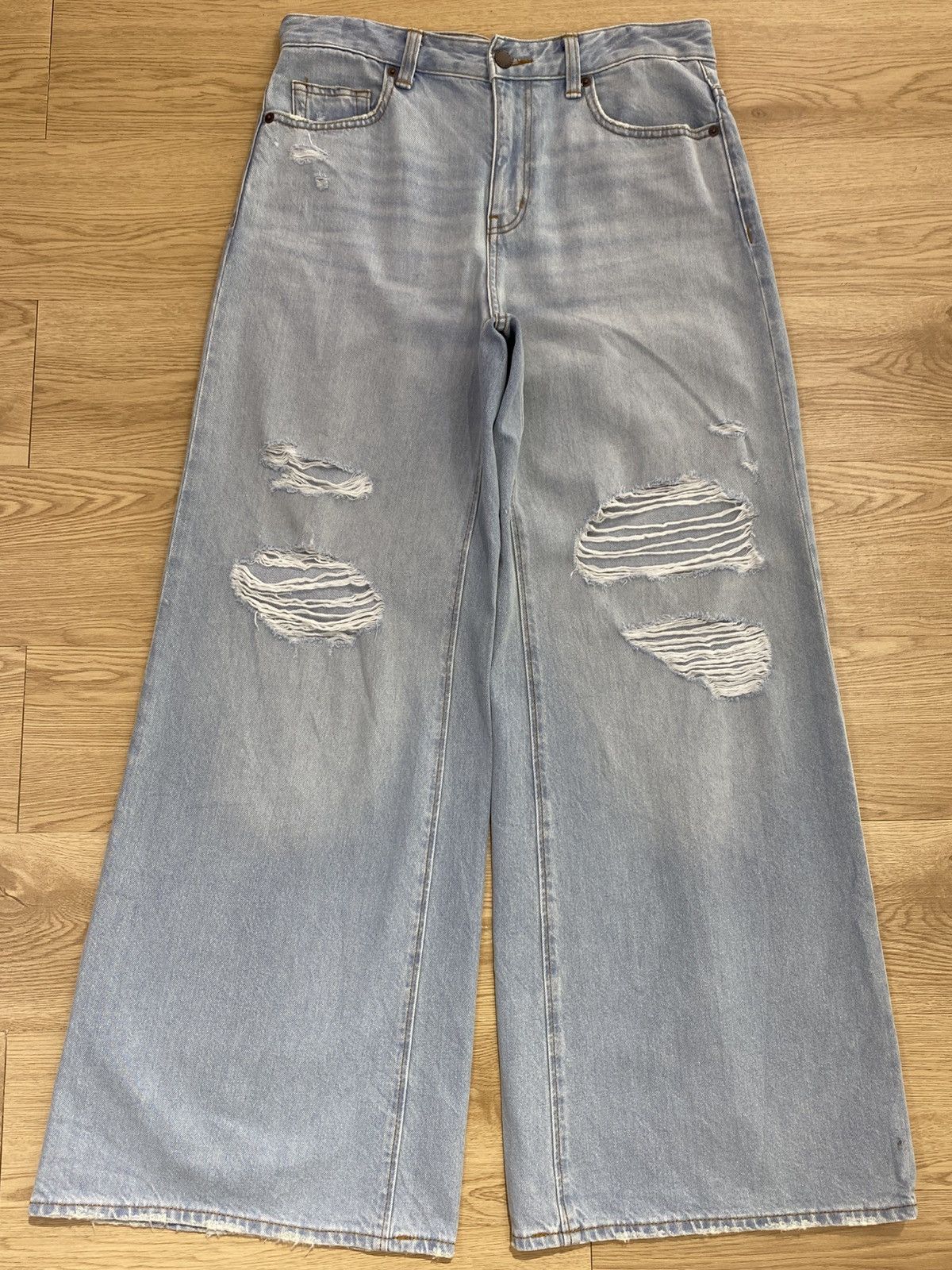 Japanese Brand Japanese Brand Distressed Style Baggy Jeans Size US 30 / EU 46 - 1 Thumbnail