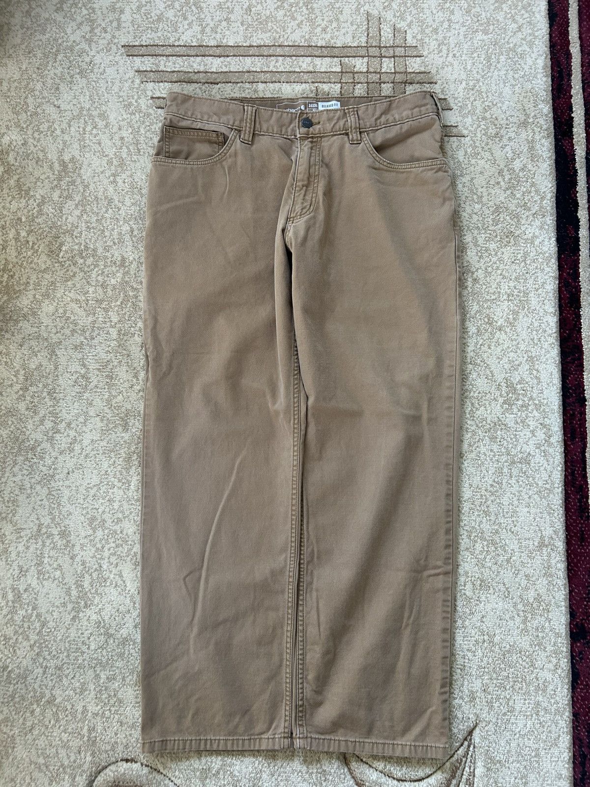 Carhartt Carhartt Tan Utility Carpenter Pants Size US 34 / EU 50 - 2 Thumbnail