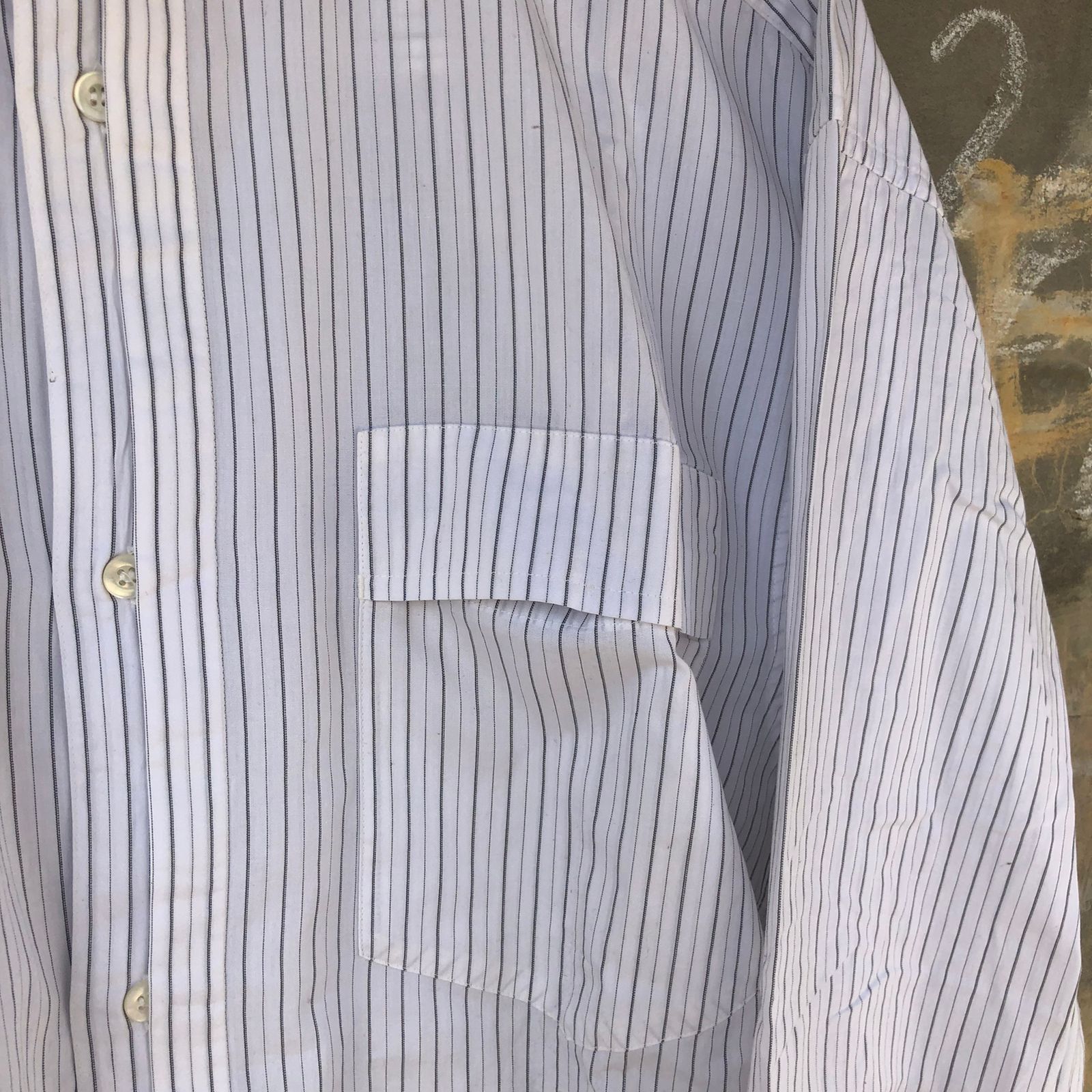 Issey Miyake Vintage 80s Issey Miyake Mandarin Shirt Size US L / EU 52-54 / 3 - 3 Thumbnail