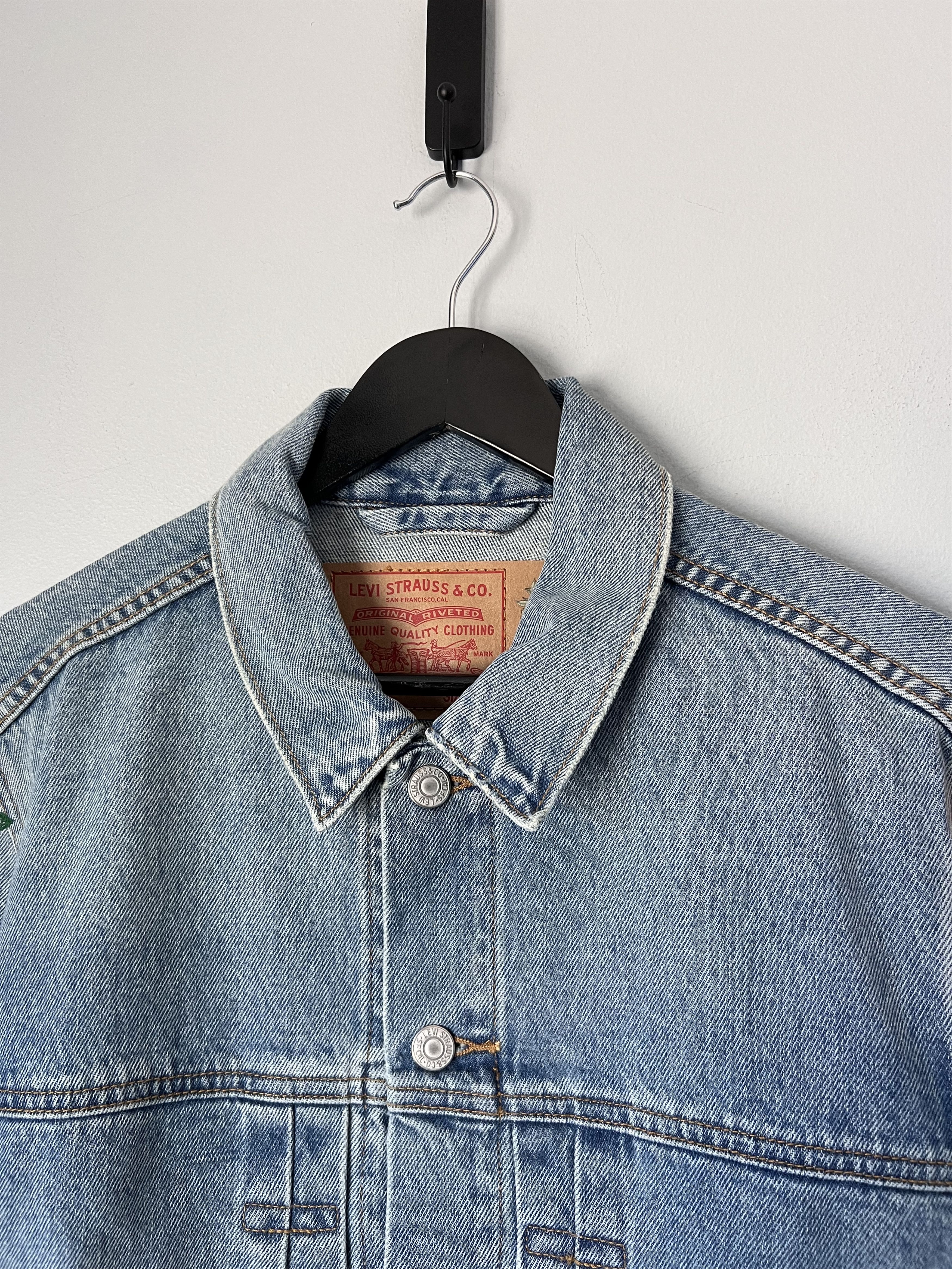 Cactus Plant Flea Market × DENIM TEARS × Levi's Denim Tears CPFM Levi's 4th of July Denim Jacket Size US XL / EU 56 / 4 - 2 Thumbnail