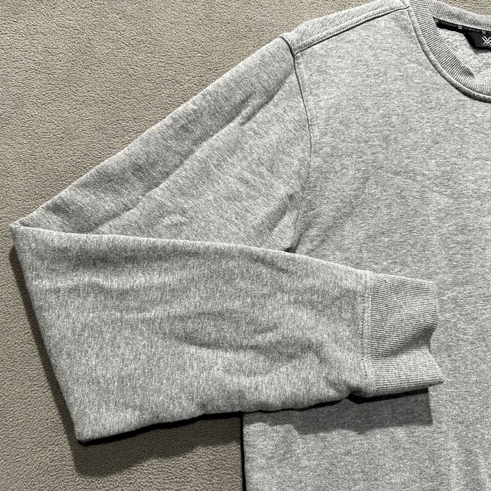Vintage Vortex Optics Sweatshirt Mens Small Gray Crew Neck Long Sleeve Fleece Pullover Size US S / EU 44-46 / 1 - 7 Thumbnail