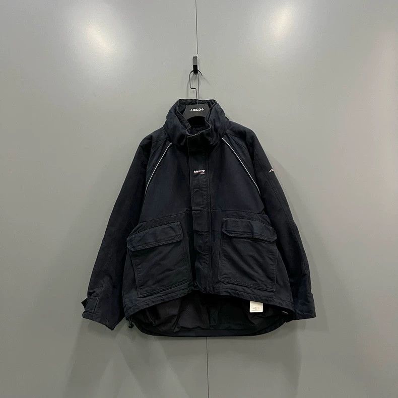 Balenciaga Balenciaga Black embroidered logo parka Size US S / EU 44-46 / 1 - 1 Thumbnail