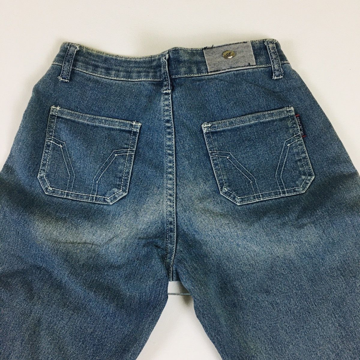 Japanese Brand Vintage Haphazard Japanese Super Flare Jeans Size 27" / US 4 / IT 40 - 6 Thumbnail