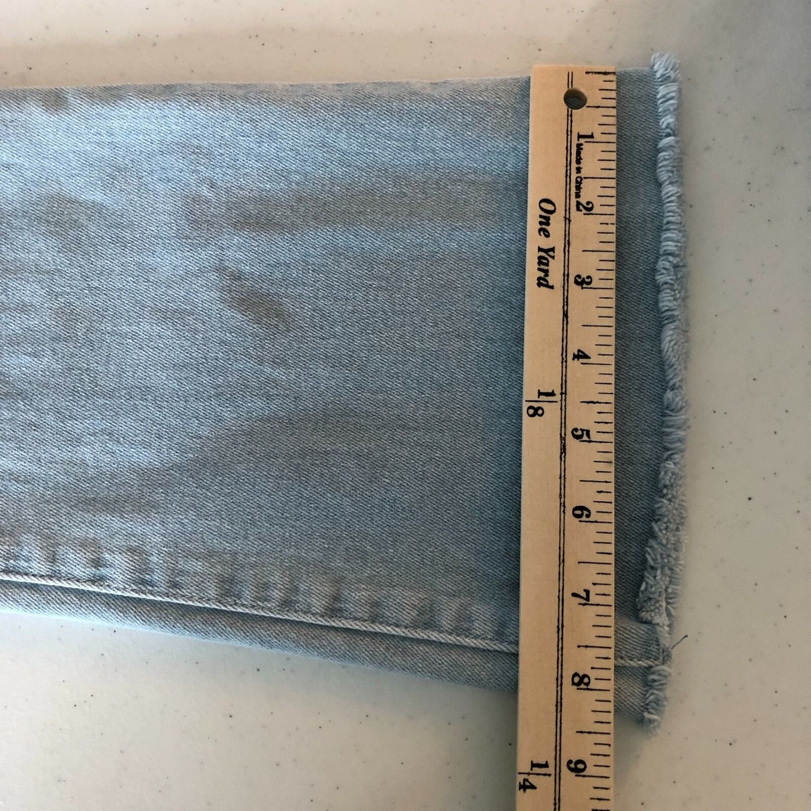 BLANKNYC BlankNYC Womens Jeans The Varick Cropped Kick Flare Raw Hem Size 29" - 9 Thumbnail
