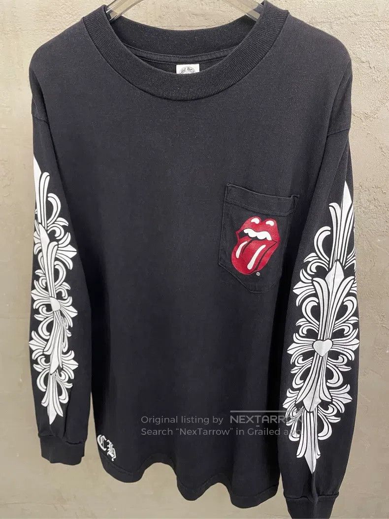 Chrome Hearts CHROME HEARTS Size M Black Rolling Stone Joint Lip Big Hors Size US M / EU 48-50 / 2 - 3 Thumbnail