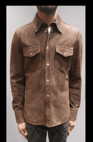 image of Tom Ford O1Loc1C0324 Tfl646Sz Outwear Jacket In Brown, Men's (Size Medium)