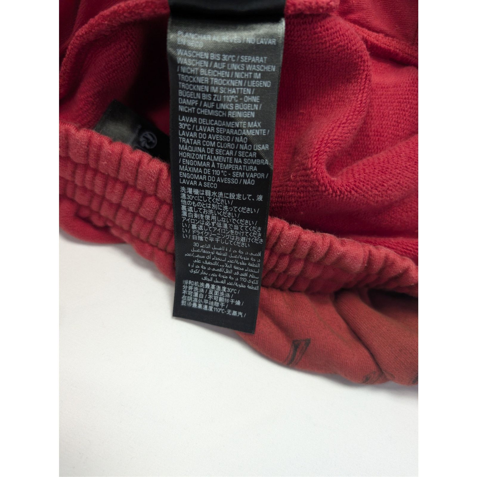 Balenciaga o1rshd1 Baggy Sweatpants & Joggers in Red/Black Size US 32 / EU 48 - 19 Thumbnail