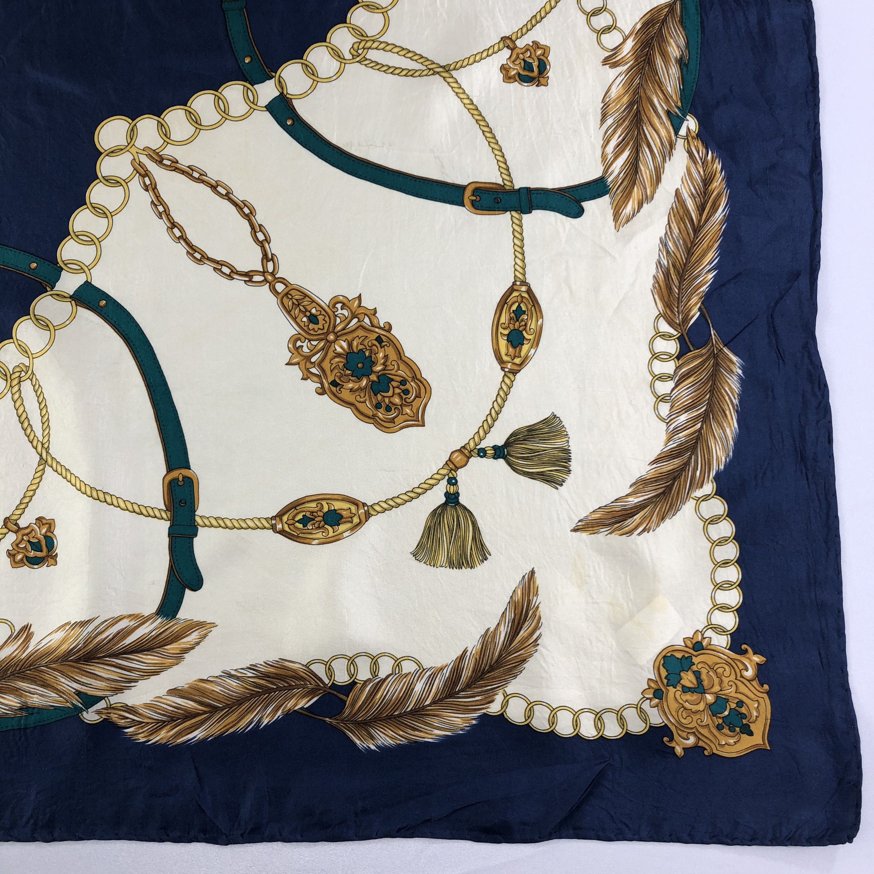 Vintage Vintage Silk Scarf Size ONE SIZE - 3 Thumbnail