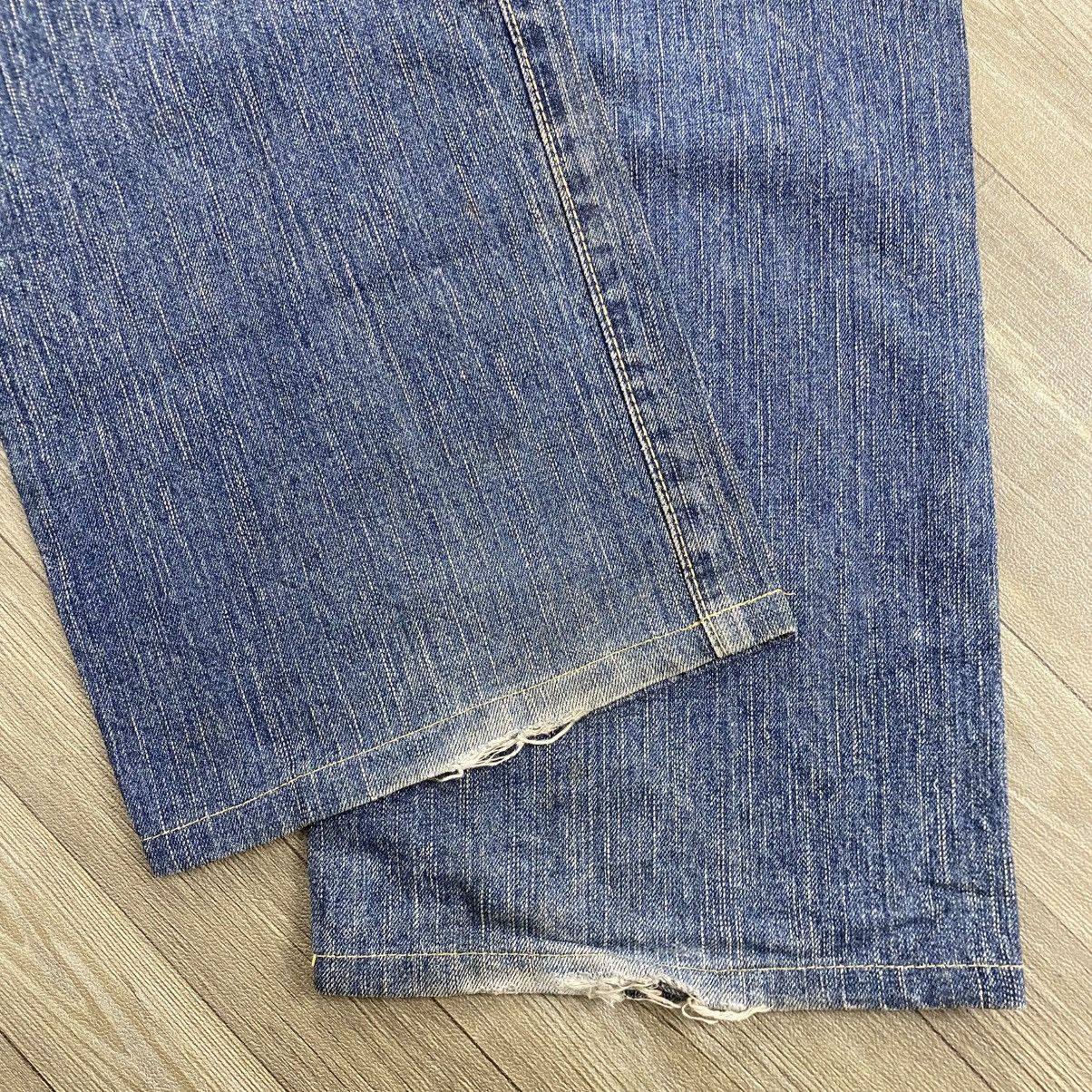 Edwin 1990s Vintage Edwin 505Z Selvedge Japan Faded Jeans 32x34 Size US 32 / EU 48 - 15 Thumbnail