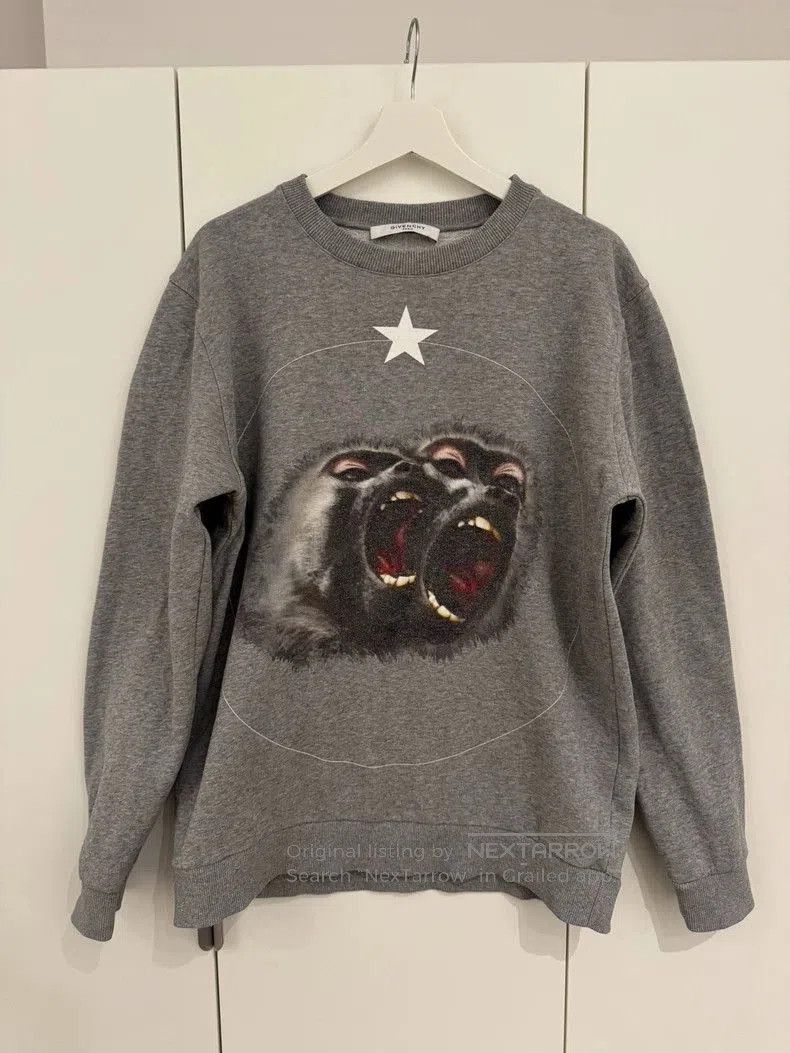 Givenchy Givenchy Scream Monkey OS Sweatshirt . Size US M / EU 48-50 / 2 - 1 Thumbnail