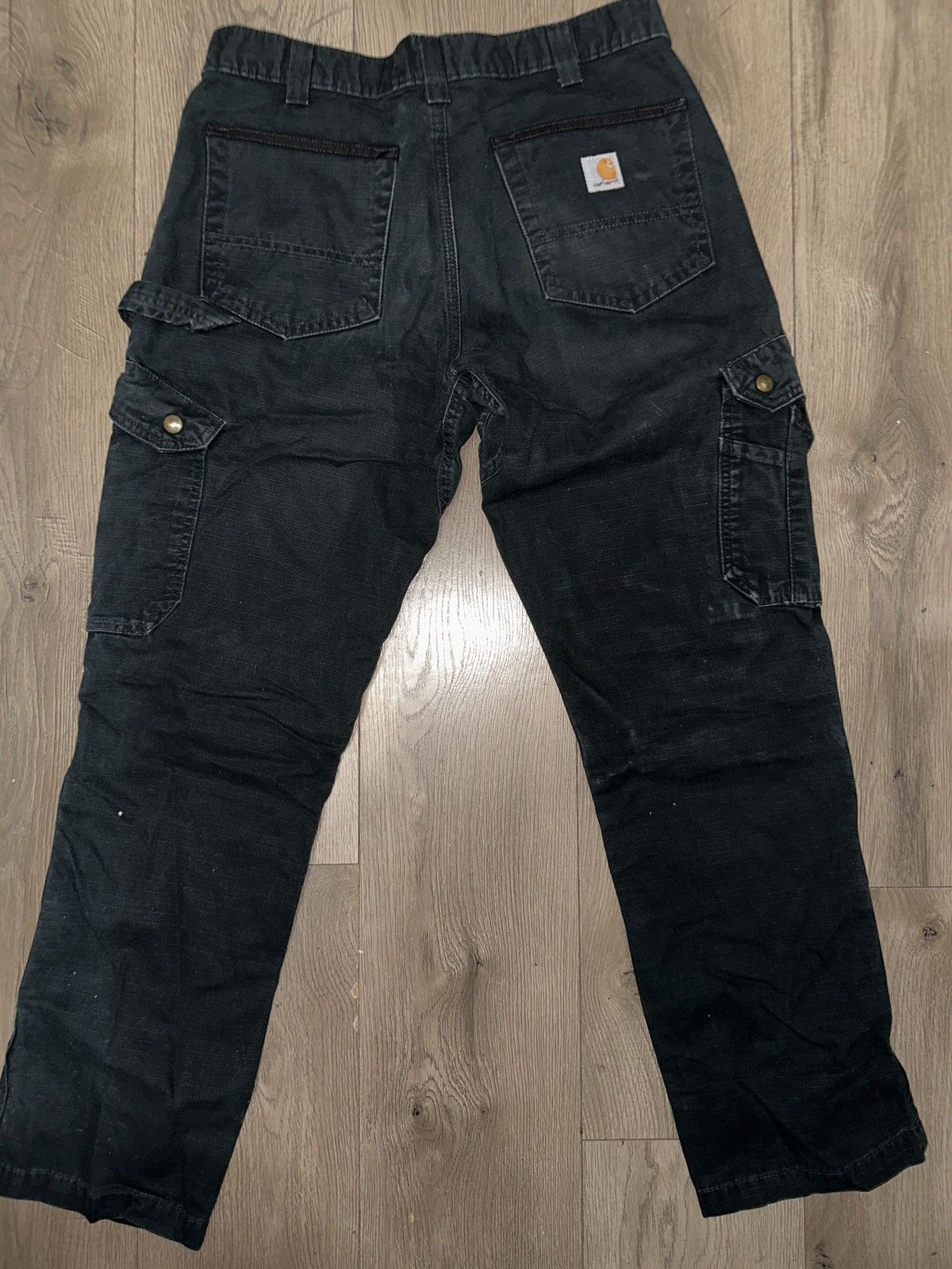 Carhartt × Vintage Carhartt Black Cargo Pants Size US 33 - 4 Thumbnail