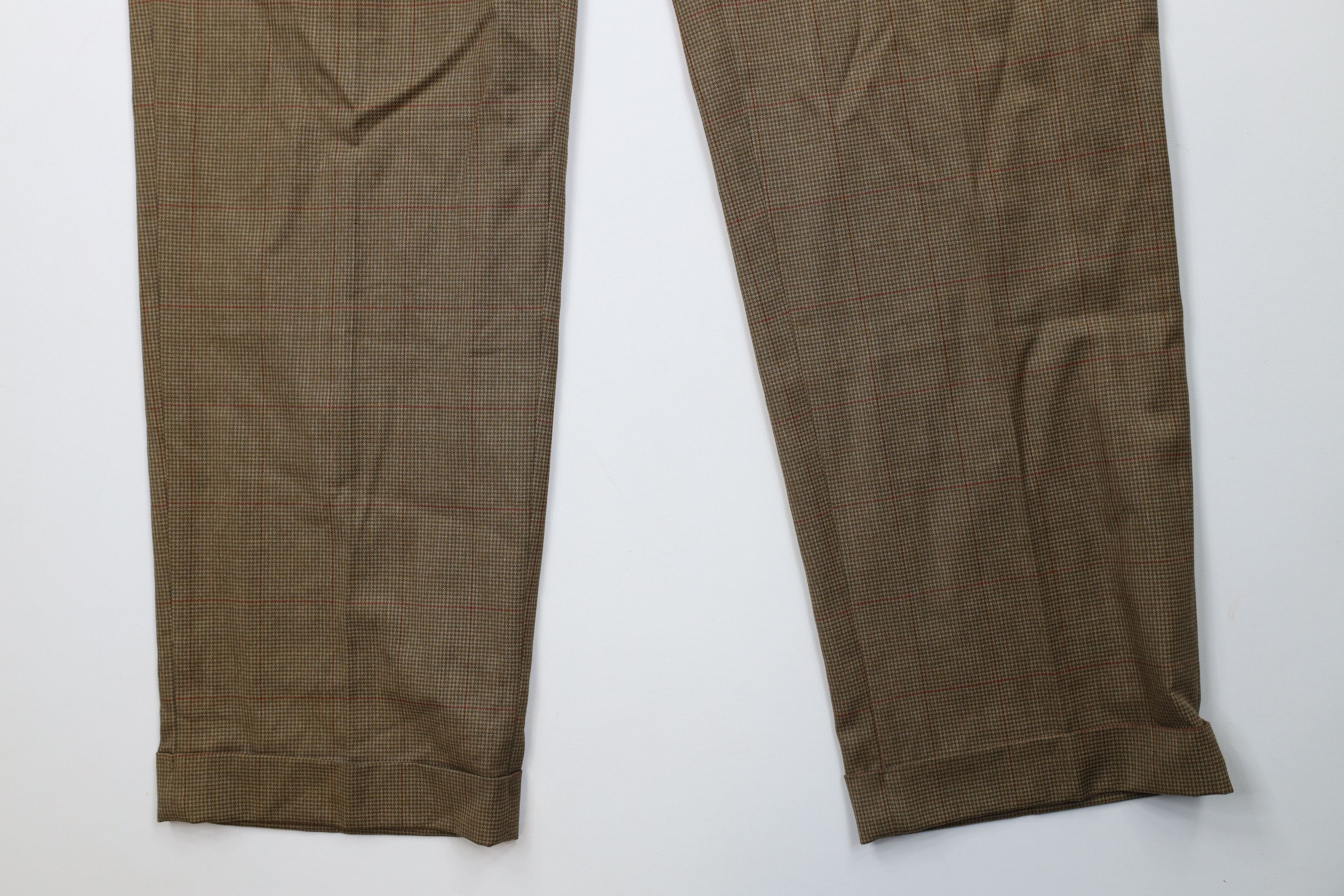 Tommy Hilfiger Vintage 90s Tommy Hilfiger Plaid Wide Leg Chino Pants Size US 36 / EU 52 - 4 Thumbnail