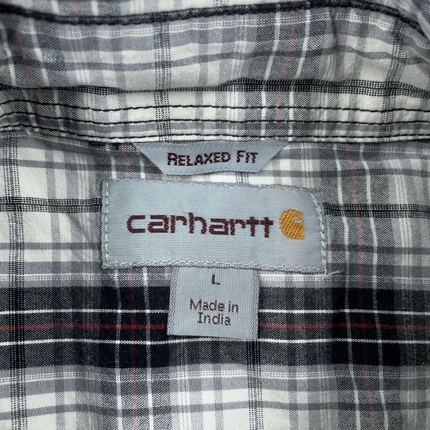 Carhartt Carhartt Plaid Button Down Shirt Large Relaxed Fit Black Size US L / EU 52-54 / 3 - 6 Thumbnail