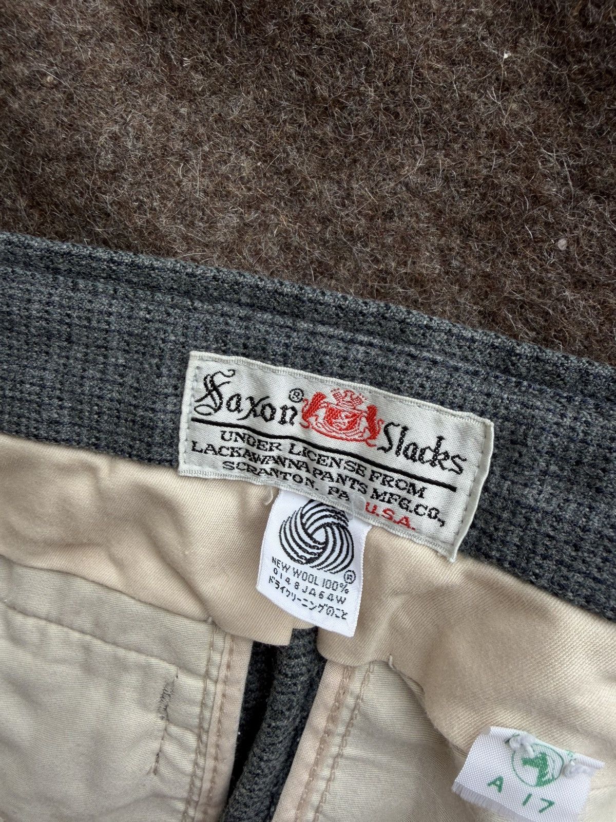 Other Vintage Saxon Slacks by Lackawanna Pants Flared Woolen Pants Size US 34 / EU 50 - 8 Thumbnail