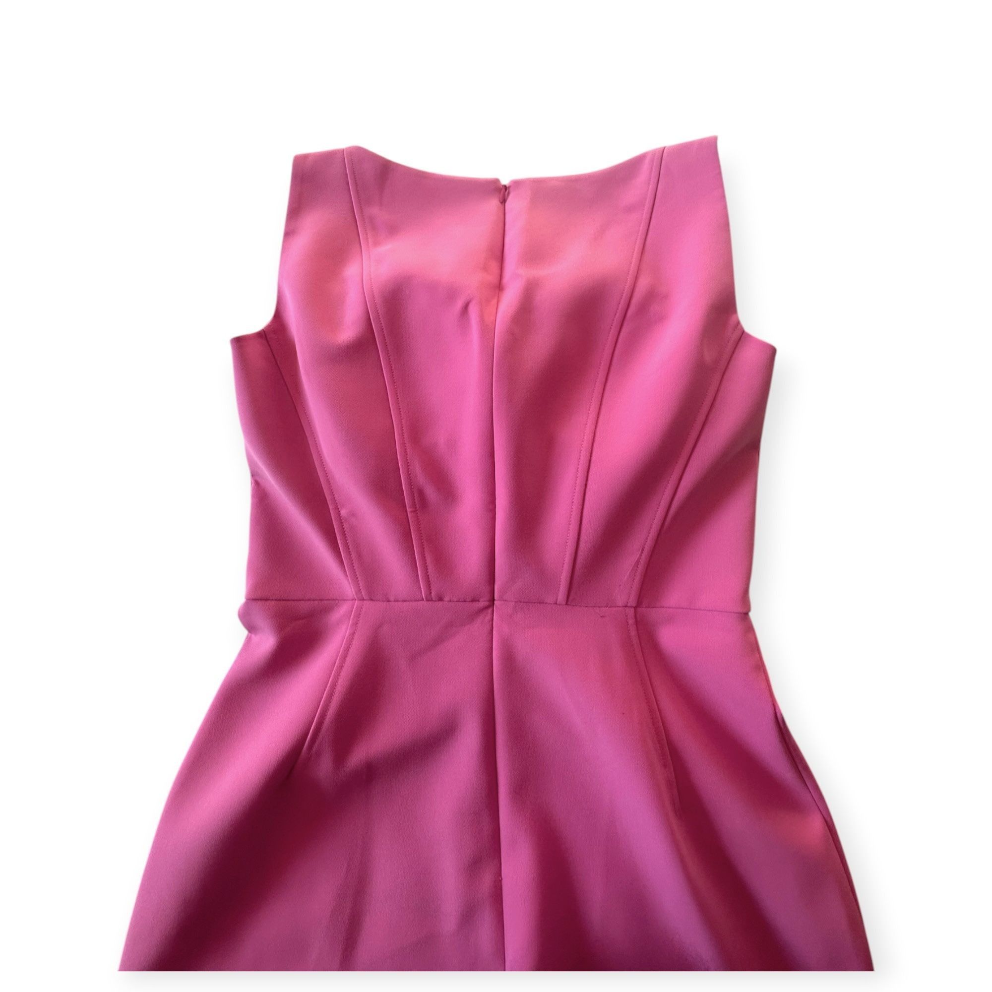 Prabal Gurung NWT Prabal Gurung Pink Sculpted Sweetheart Sheath Midi Dres Size M / US 6-8 / IT 42-44 - 9 Thumbnail