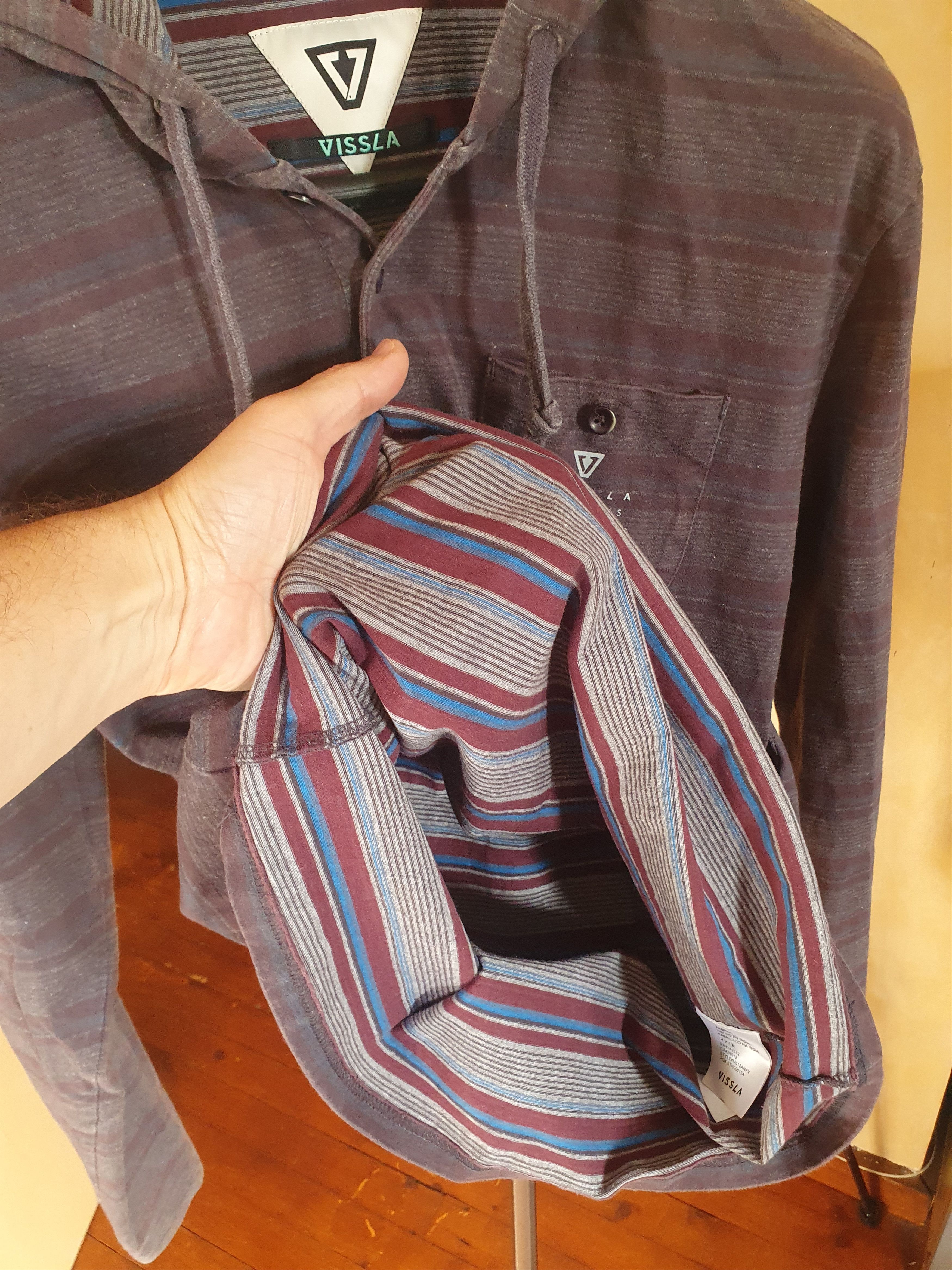 Vissla Vissla Descanso Hooded Popover Blanket Striped sweatshirt L Size US L / EU 52-54 / 3 - 12 Thumbnail