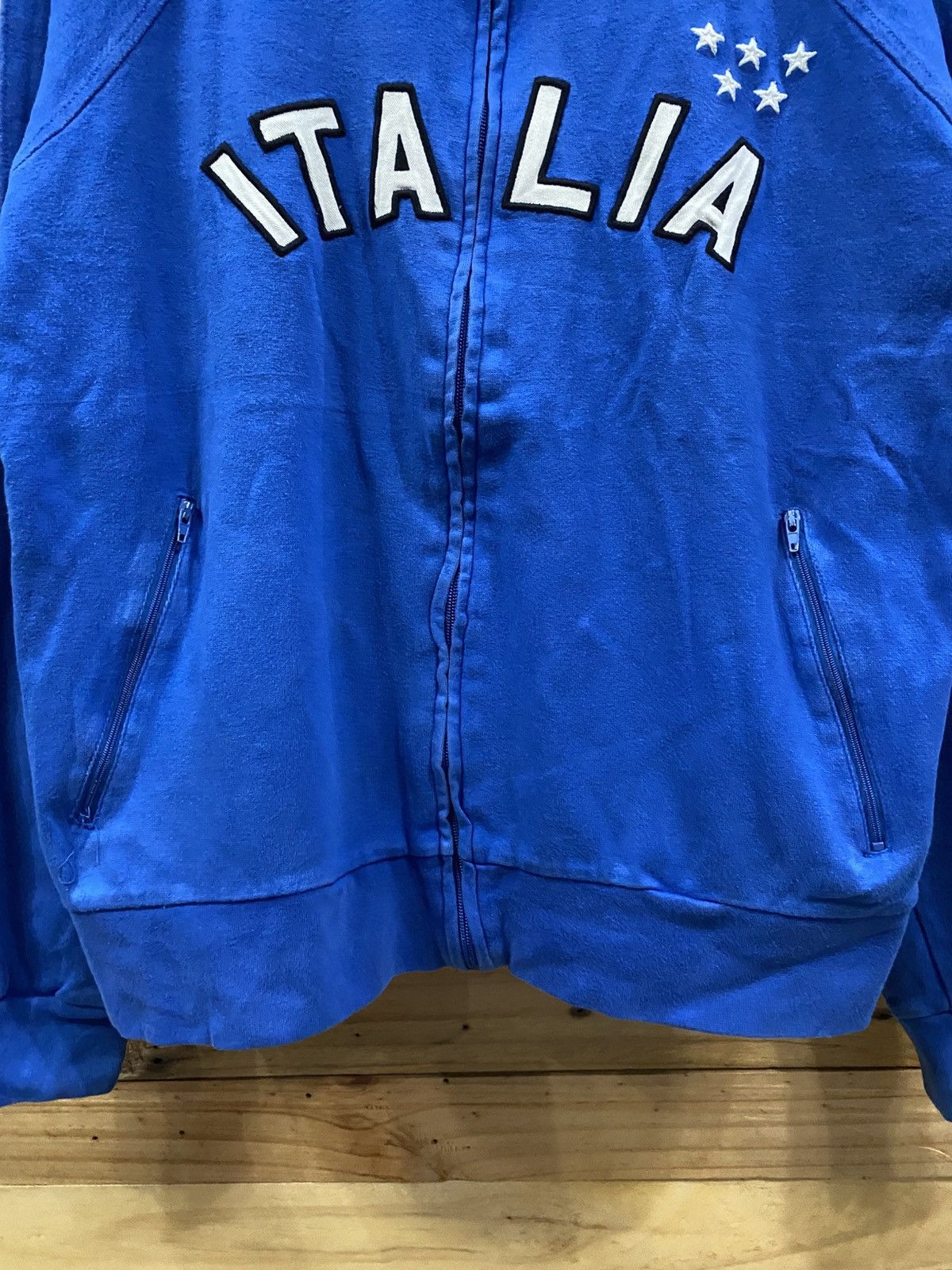 Vintage Vintage 90s Italia five star zip up jacket Size US M / EU 48-50 / 2 - 4 Thumbnail