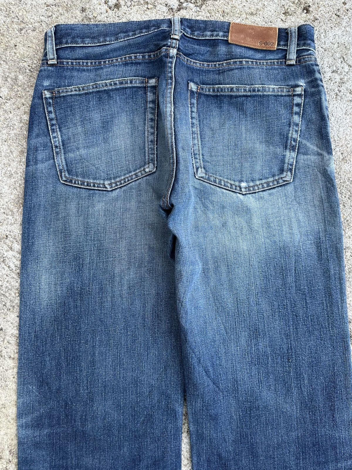 Undercover × Uniqlo Vintage Uniqlo S-002 Distressed Indigo Blue Jeans W32 Size US 32 / EU 48 - 8 Thumbnail