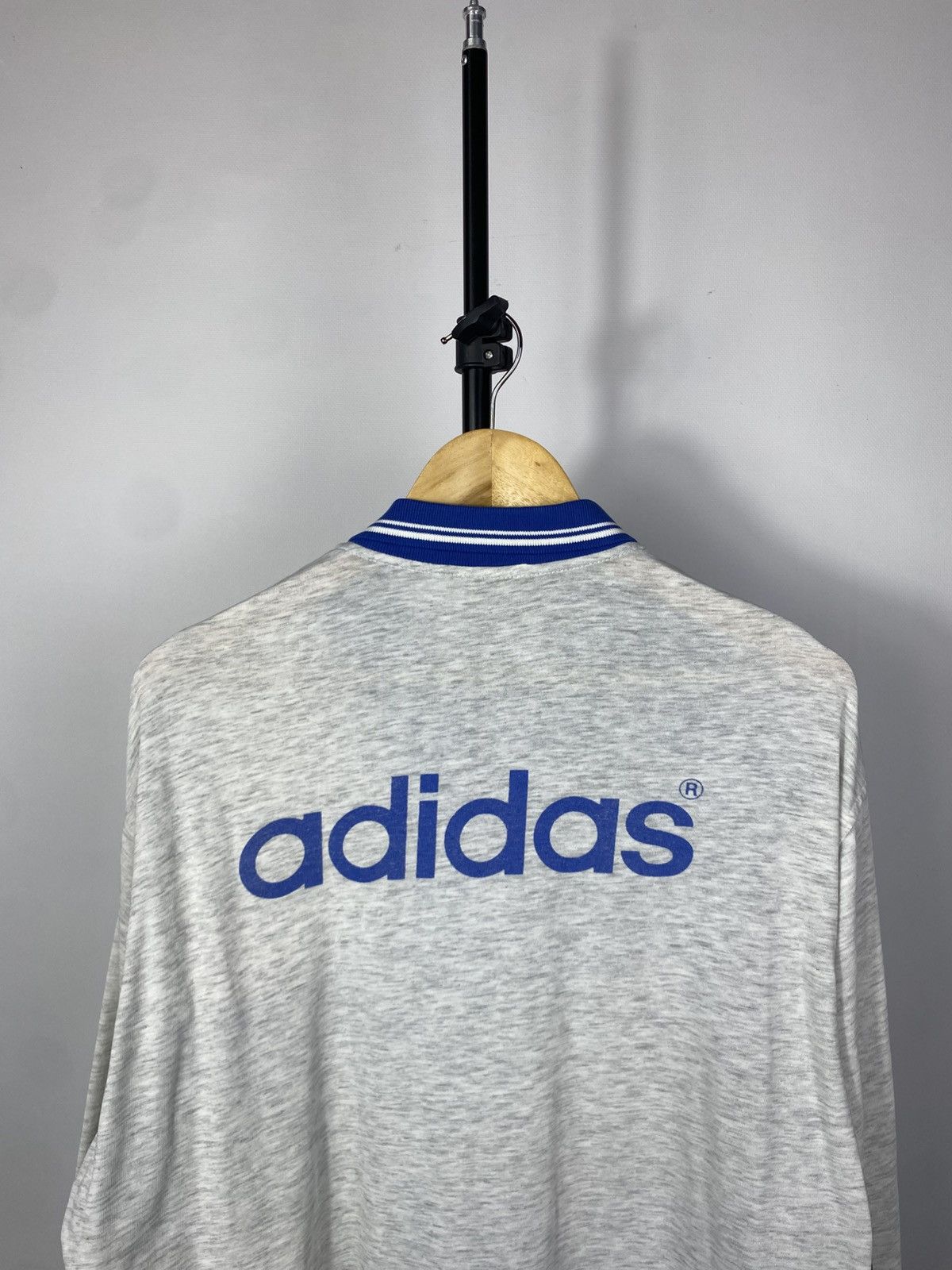 Adidas × Vintage 💥Vintage Adidas Big Logo Longsleeve Rugby Polo Shirt 90s y2k Size US L / EU 52-54 / 3 - 8 Thumbnail