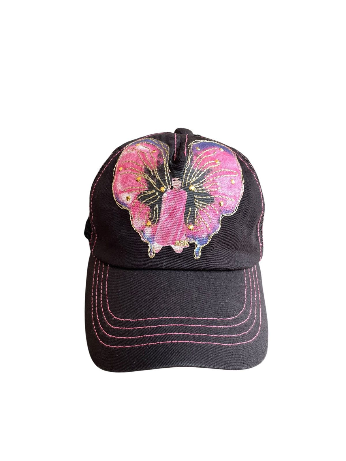 Japanese Brand 2000s Ask Enquired - Bjork Style Y2K Hats Goth Emo caps Size ONE SIZE - 1 Thumbnail
