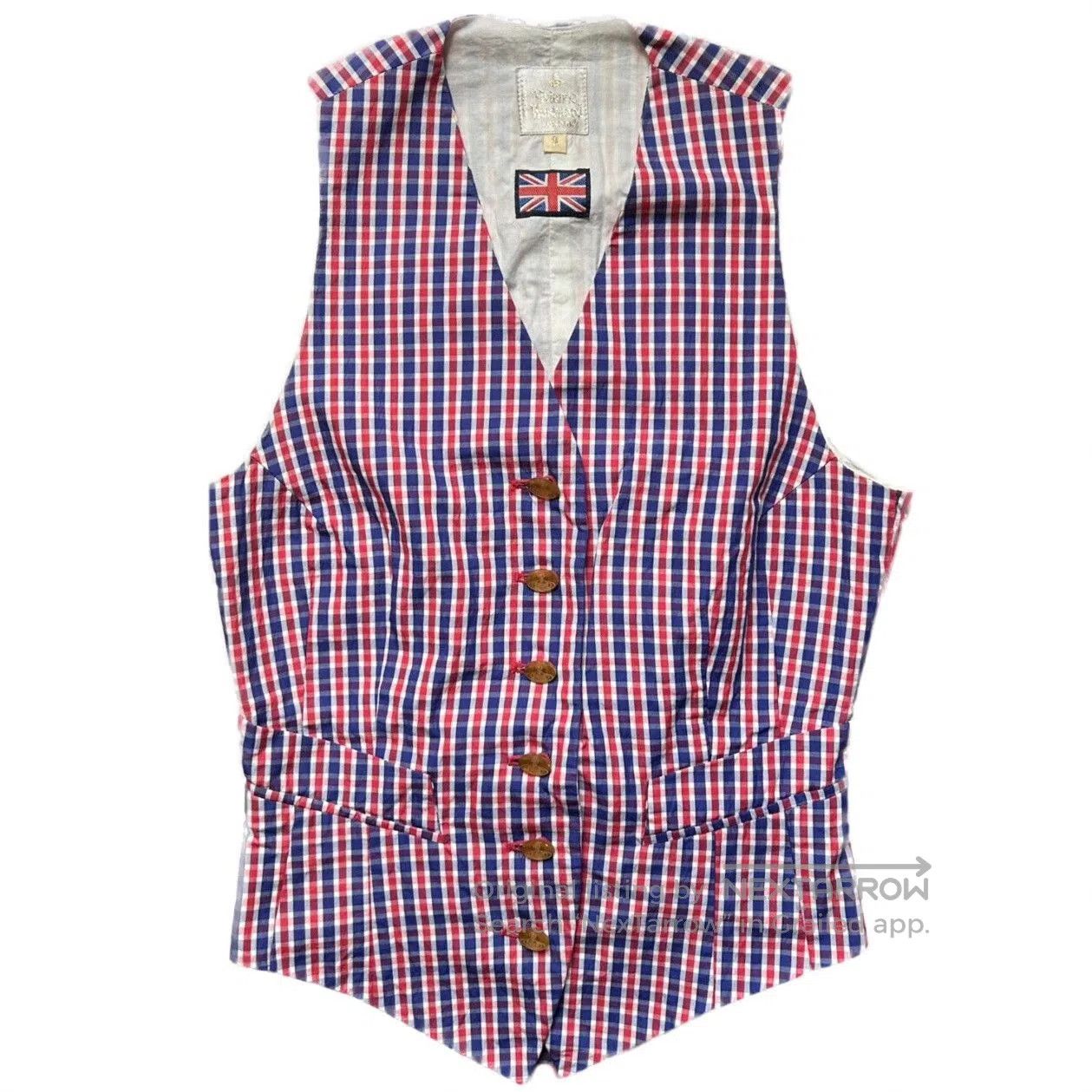 Vivienne Westwood vintage 90s plaid vest by Vivienne Westwood. Size S / US 4 / IT 40 - 1 Thumbnail