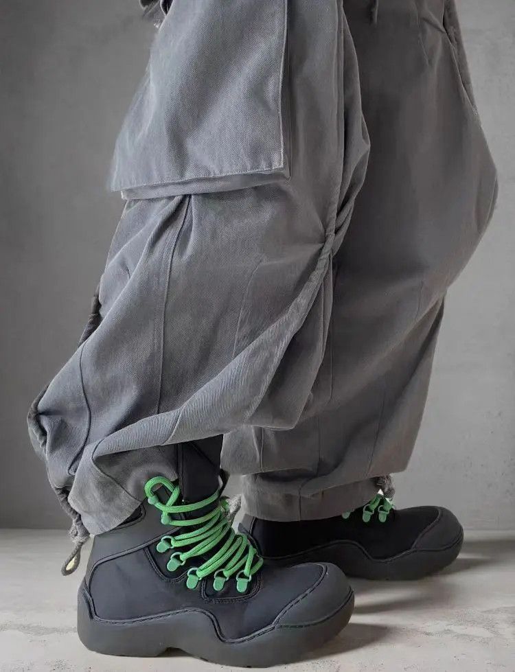 Designer × Japanese Brand Retro Thick Sole High Top Martin Boots Size US 9.5 / EU 42-43 - 4 Thumbnail