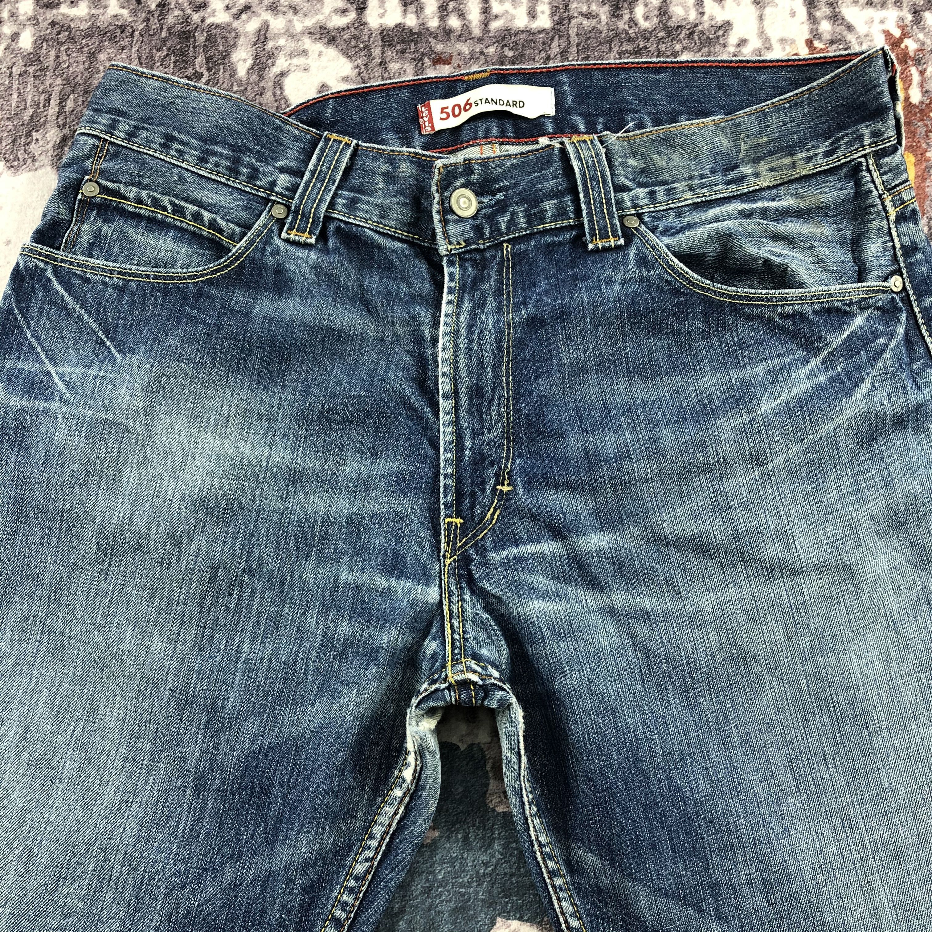 Levi's × Vintage Vintage Blue Wash Levis 506 Jeans-JM2283 Size US 37 - 3 Thumbnail