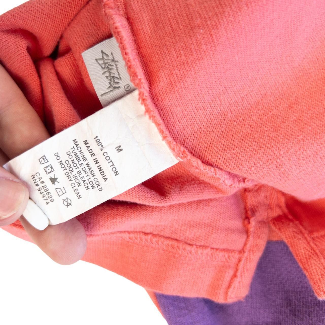 Stussy Stussy Striped Long Sleeve Polo Shirt Size M Size US M / EU 48-50 / 2 - 4 Thumbnail