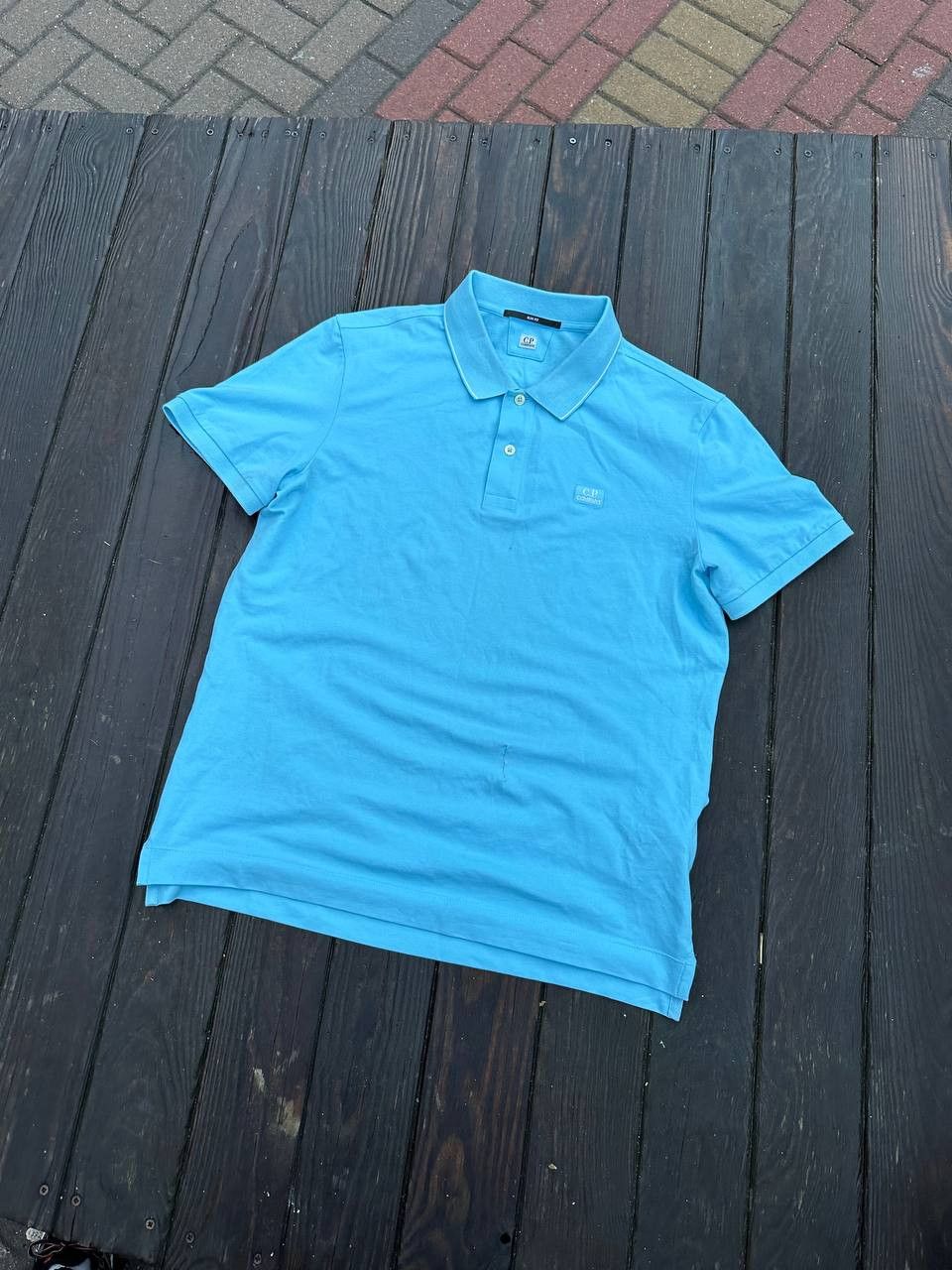 Massimo Osti Vintage C.P. Company Polo Tee Size US L / EU 52-54 / 3 - 3 Thumbnail