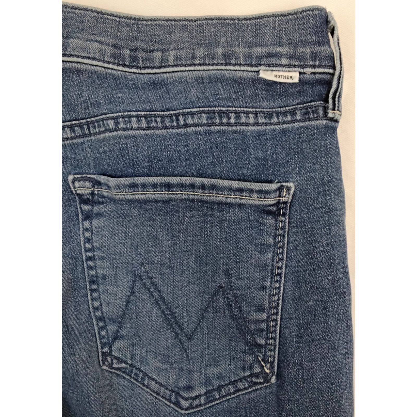 MOTHER Mother The Mid Rise Dazzler Jeans Women's 30 Medium Wash Size 30" / US 8 / IT 44 - 7 Thumbnail