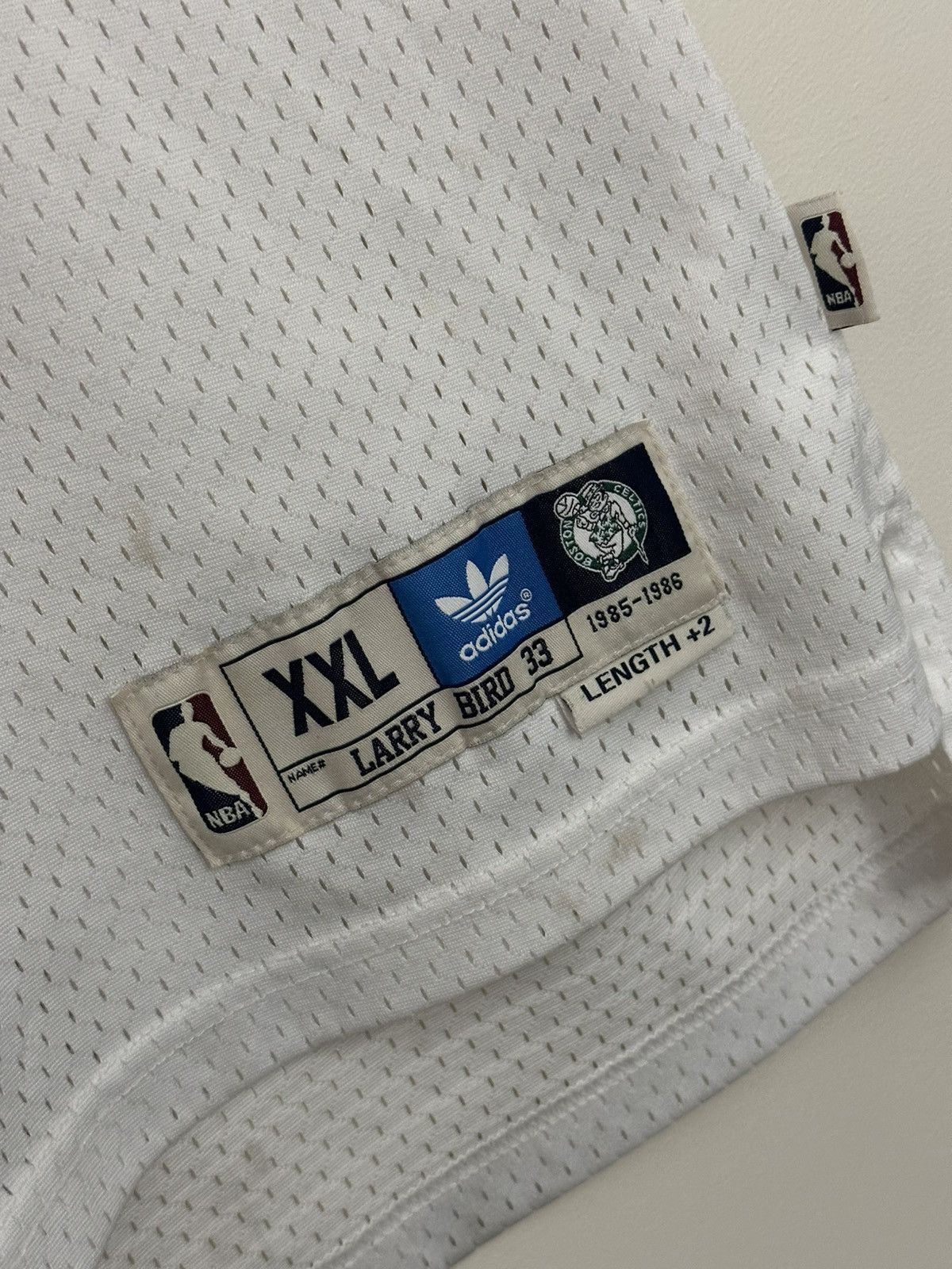 Adidas Boston Celtics Larry Bird #33 Adidas NBA Home Jersey SizeXXL Size US XXL / EU 58 / 5 - 3 Thumbnail