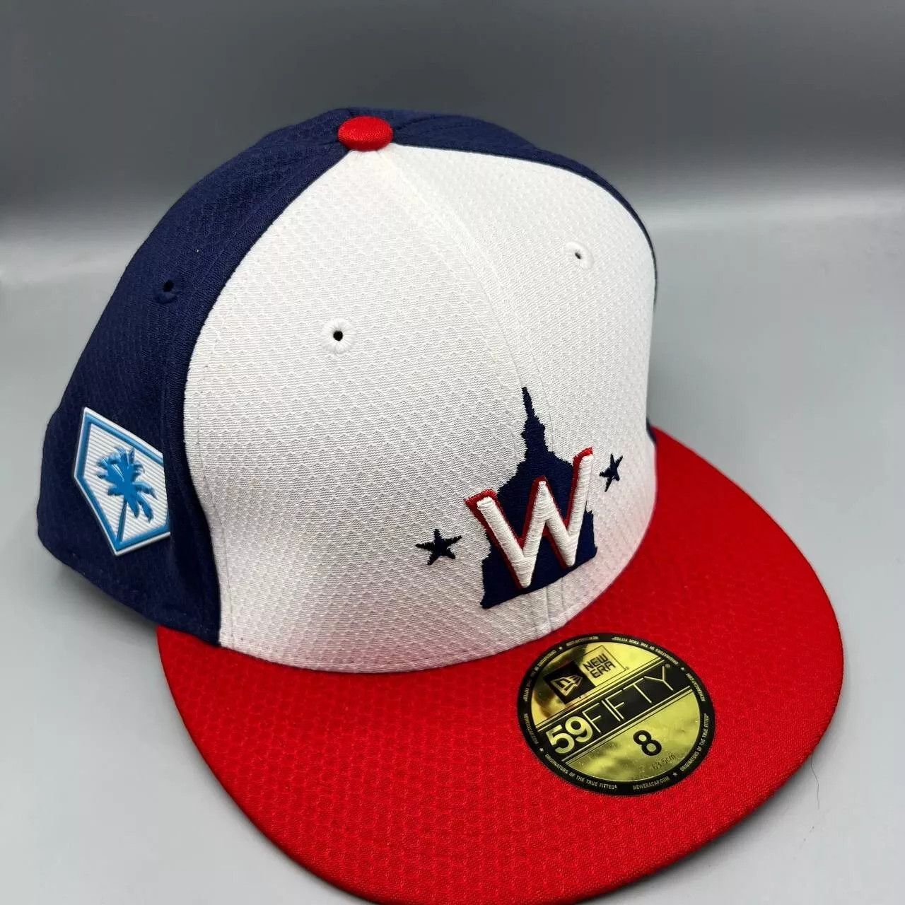 New Era Washington Nationals 8 Spring Training Fitted Cap New Size ONE SIZE - 1 Thumbnail