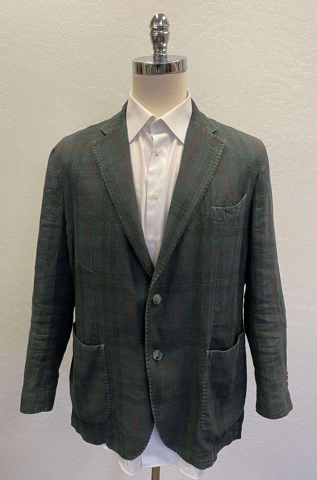 L.B.M. 1911 Shadow Plaid Patch Pocket Jacket Size 48R - 1 Thumbnail