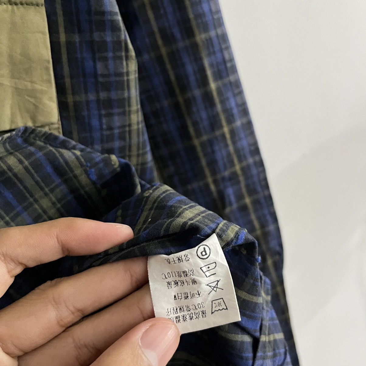 Japanese Brand Unknown - Plaid Contrast Button Ls Button Up Size US M / EU 48-50 / 2 - 5 Thumbnail