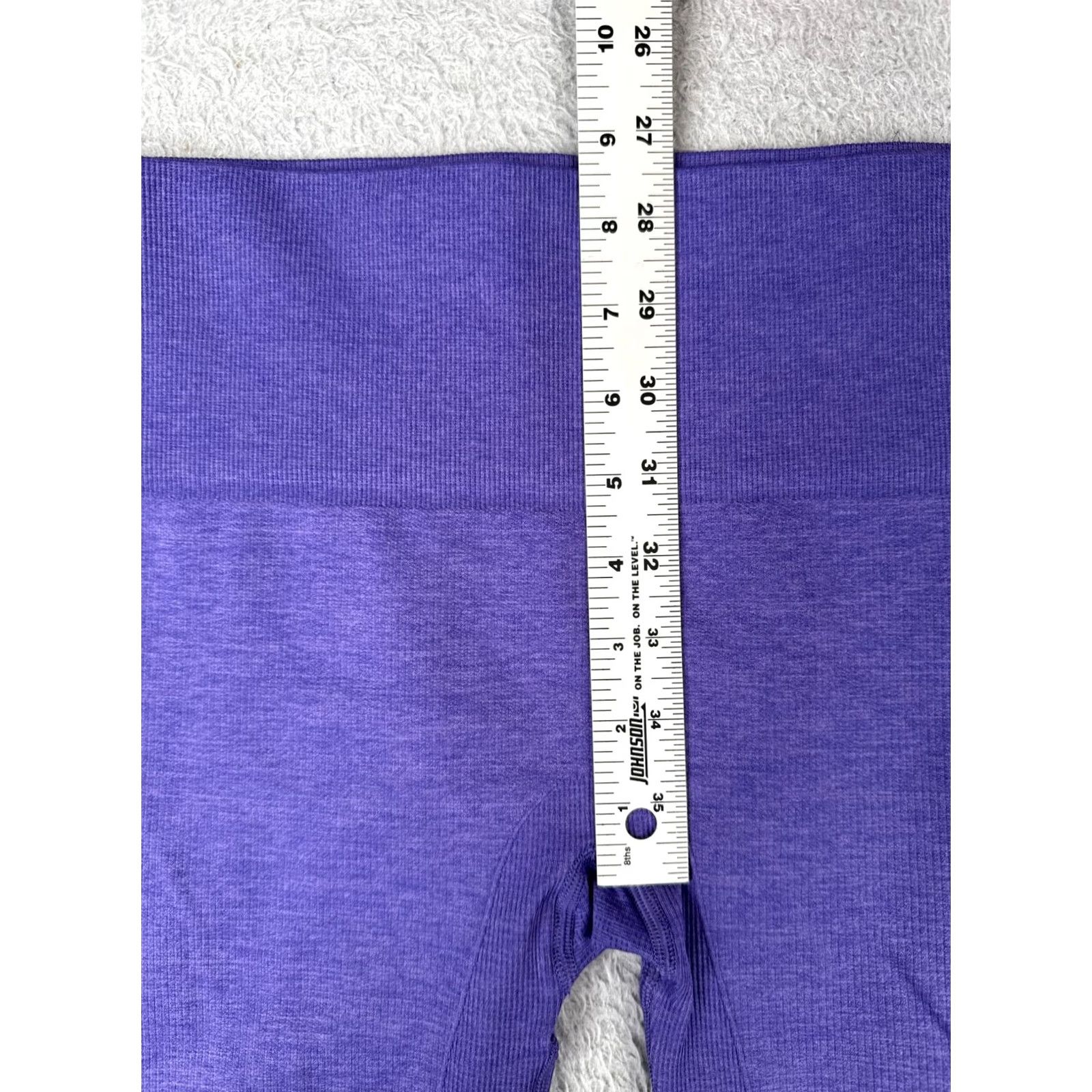 Lululemon Lululemon Pants Womens 8 Purple In The Flow Crop Seamless Nylon Blended Fabric Yoga W6997S WOMEN Regular Size 8 Purple Cropped Seamless Yoga Pants Size 30" / US 8 / IT 44 - 6 Thumbnail