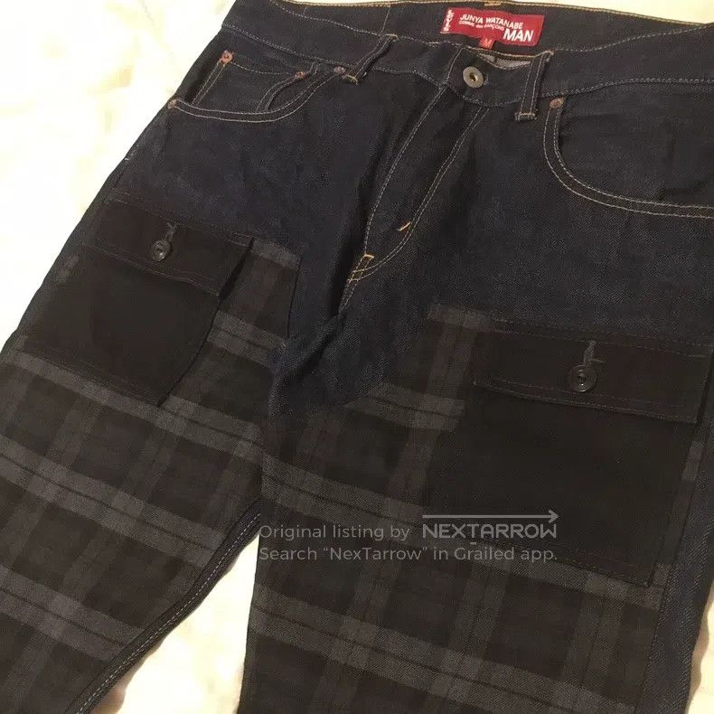 Comme des Garcons Comme Des Garcons size M Patchwork Slim Ankle Length Jeans Size 23" - 4 Thumbnail