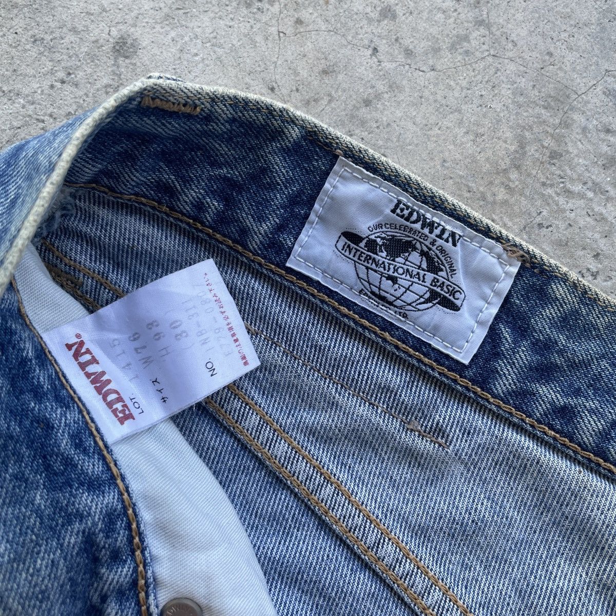 Edwin W28x32 Vintage Edwin Faded Jeans Pants Denim Size US 28 / EU 44 - 6 Thumbnail