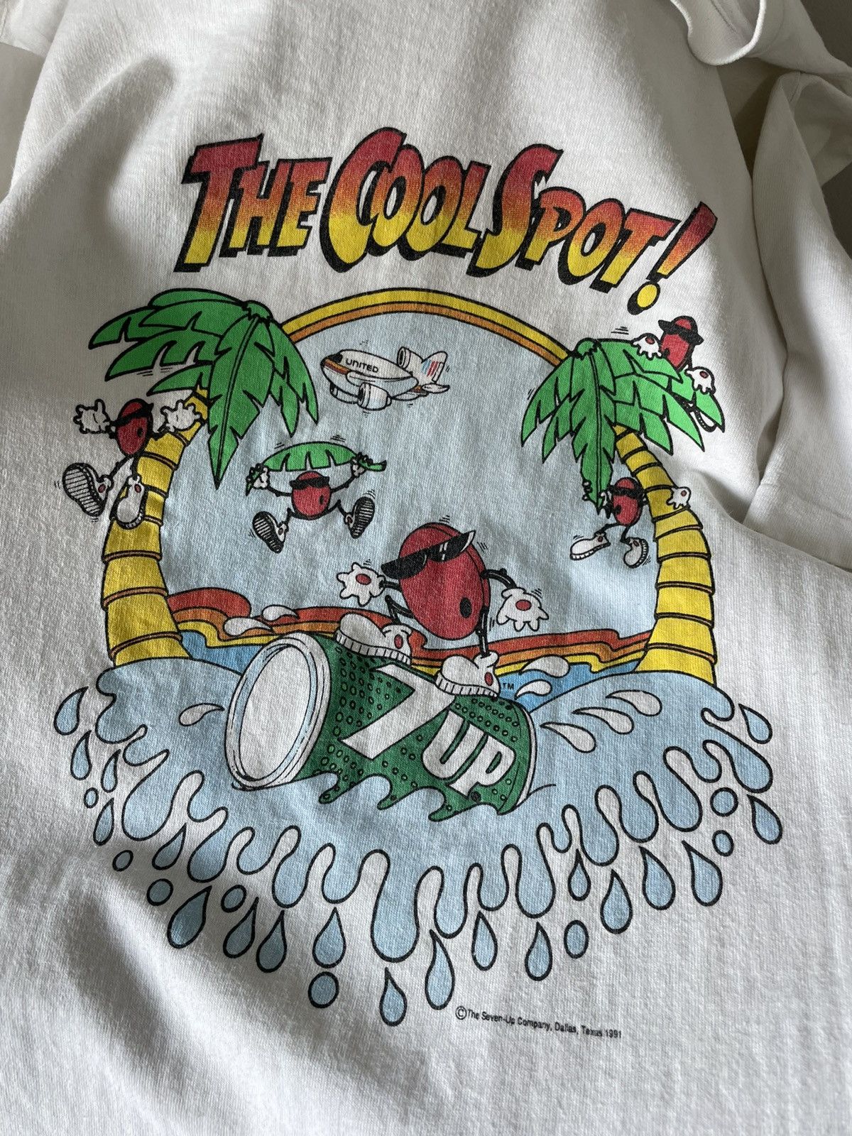 Vintage 7 Up 1991 Size US L / EU 52-54 / 3 - 3 Thumbnail