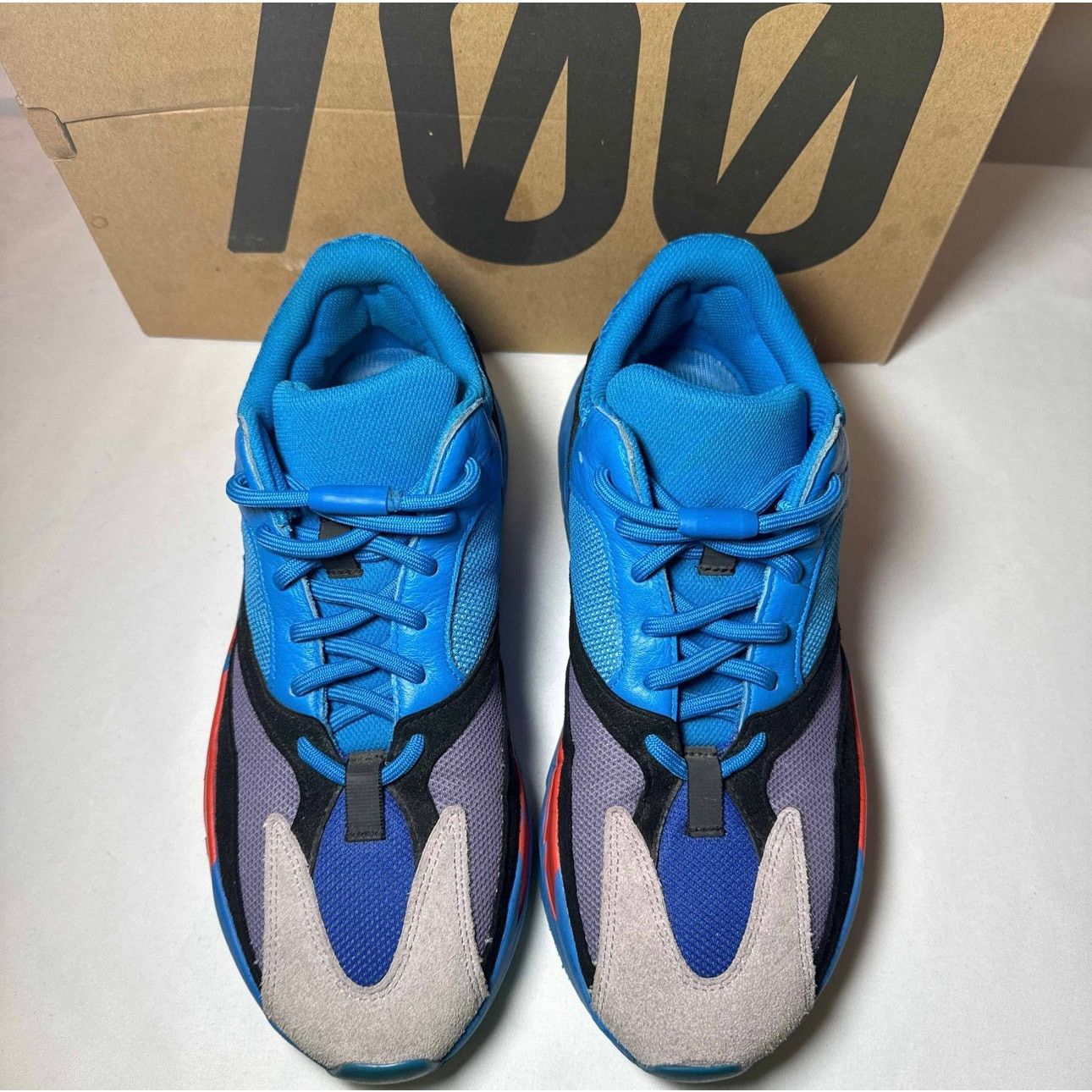 Jordan Brand × Nike Size 11.5 Adidas Yeezy Boost 700 Hi-Res Blue Men's Shoes Size US 11.5 / EU 44-45 - 4 Thumbnail
