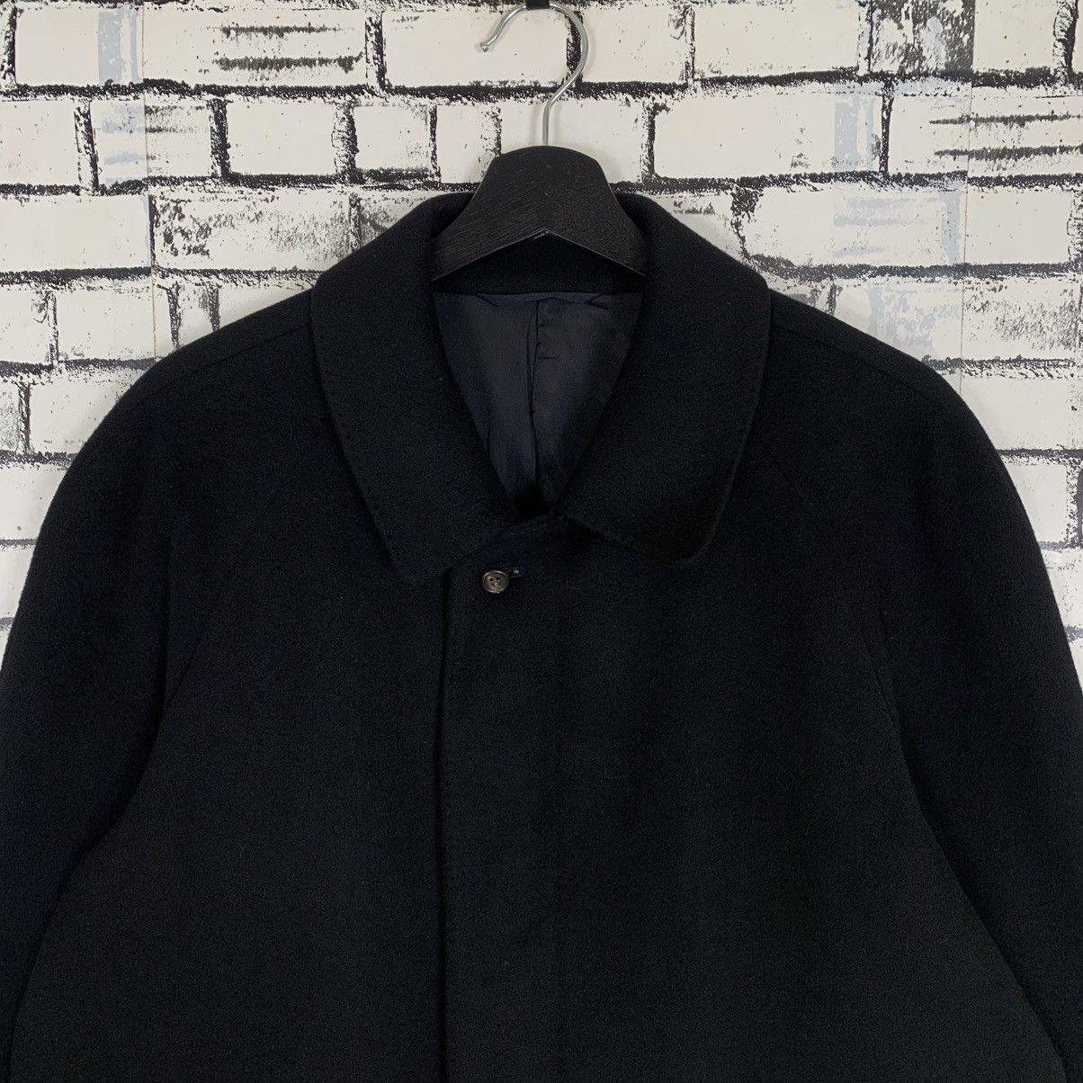 Balenciaga Vintage Balenciaga Wool Long Coat Size US M / EU 48-50 / 2 - 2 Thumbnail