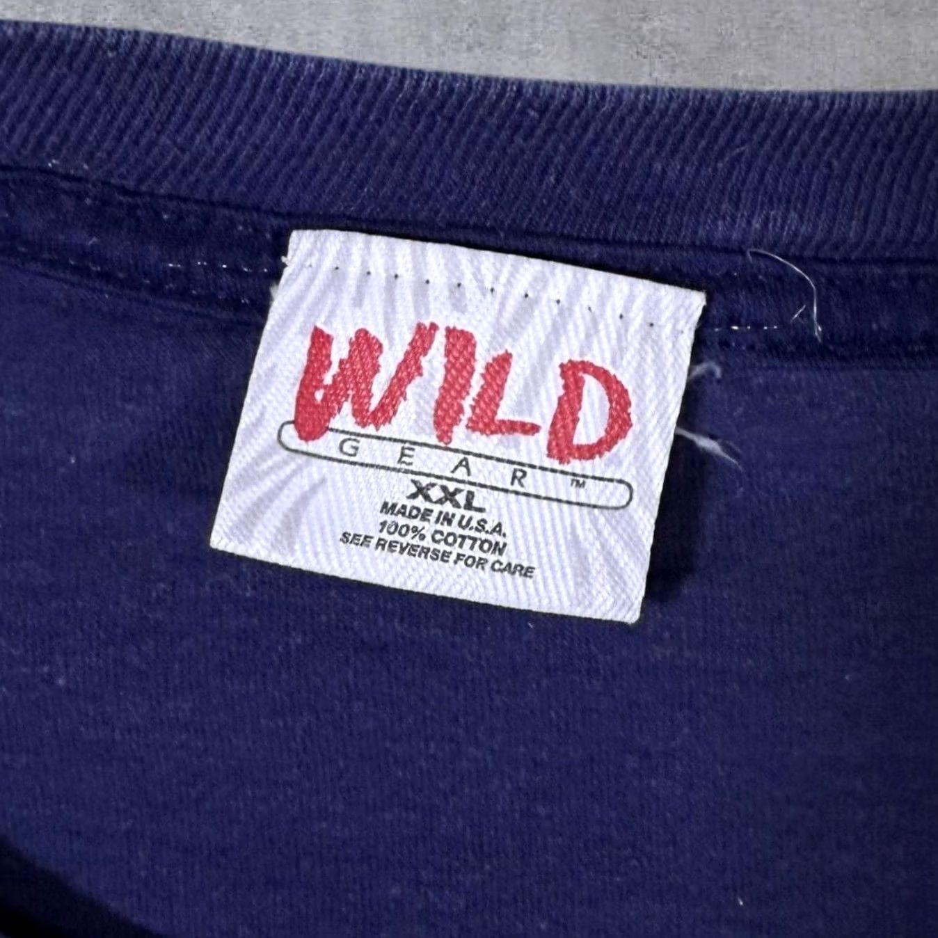 Vintage VINTAGE Wild Gear Busch Gardens Florida USA Graphic Print Navy Blue T-Shirt XXL Men Size US XXL / EU 58 / 5 - 3 Thumbnail